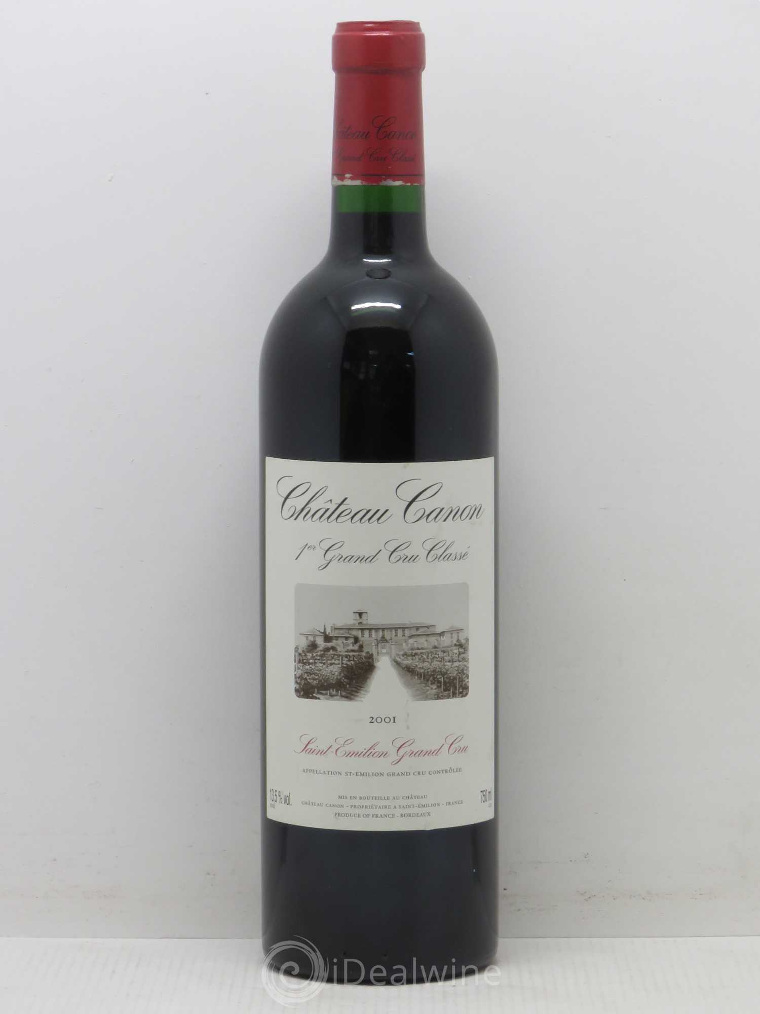Château Canon 1er Grand Cru Classé B 2001 - Lot de 1 bouteille - 0