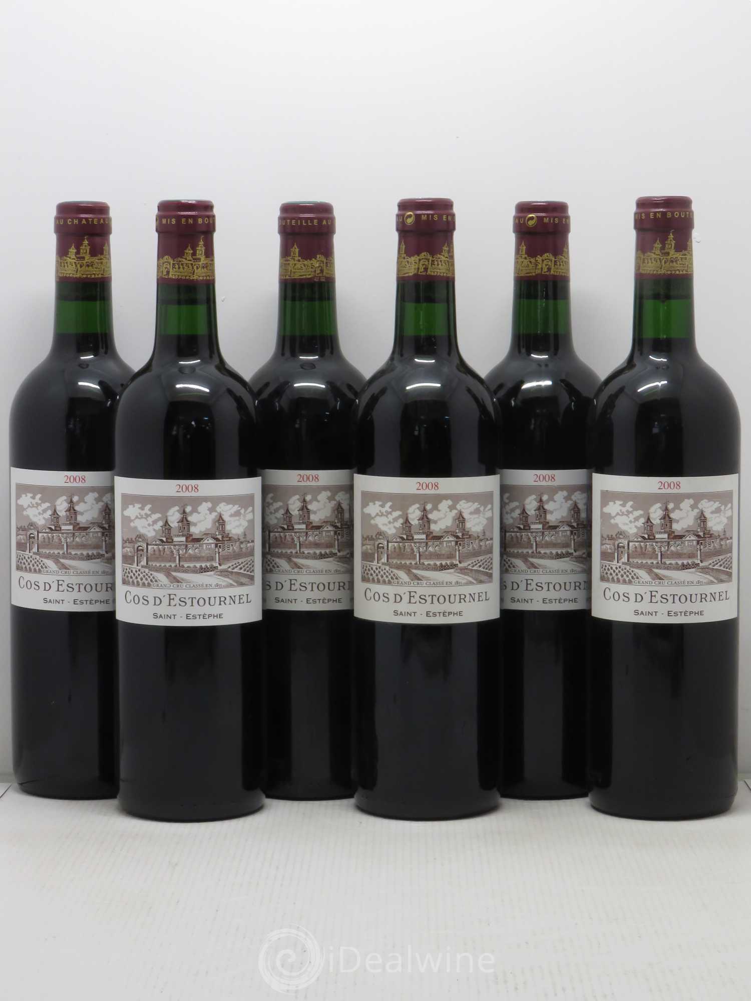 Cos d'Estournel 2ème Grand Cru Classé 2008 - Lot de 6 bouteilles - 0