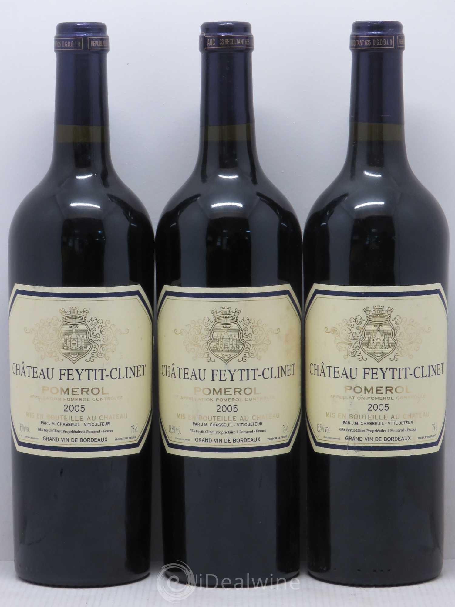 Château Feytit-Clinet 2005 - Lot de 6 bouteilles - 1