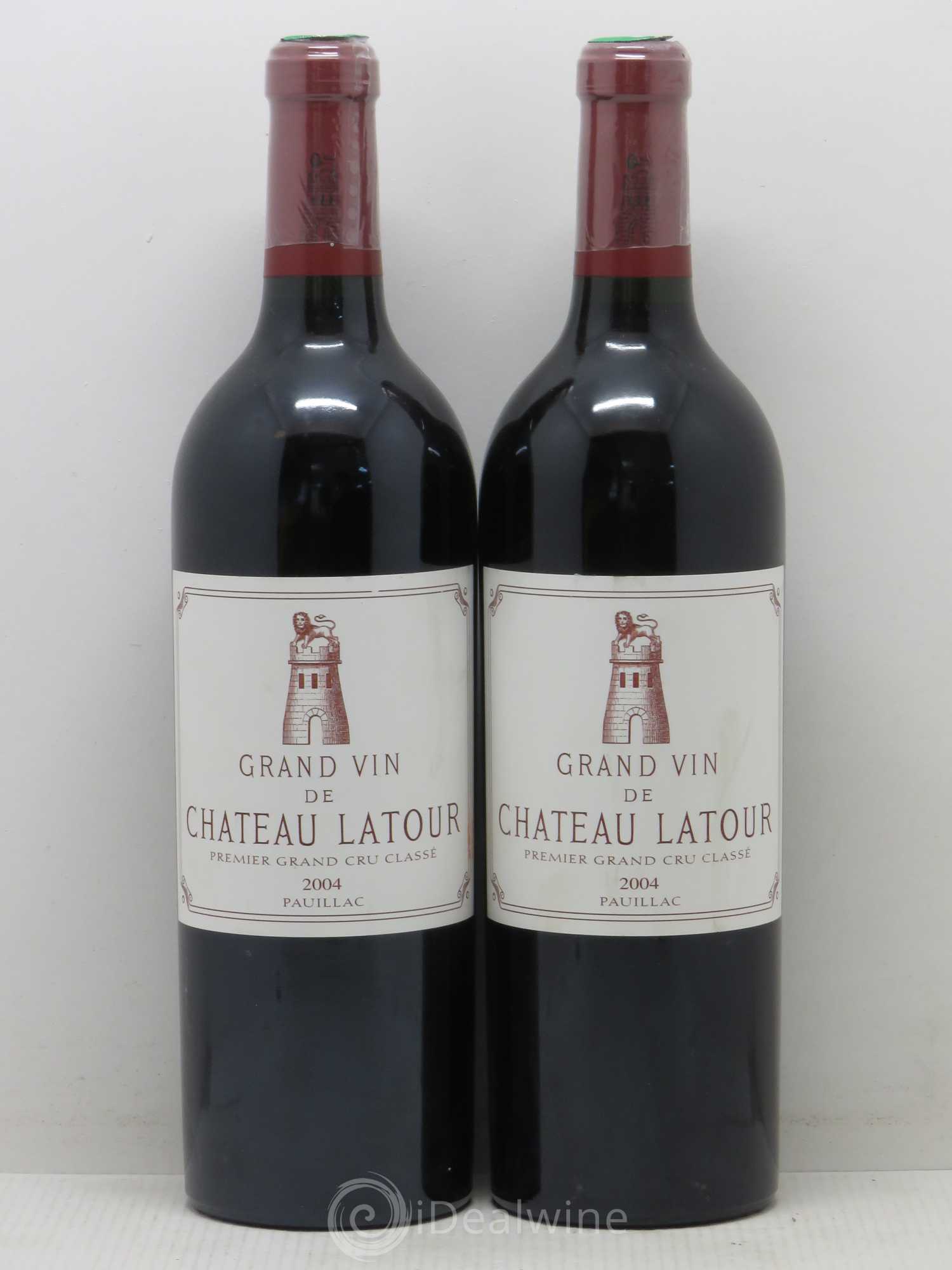 Château Latour 1er Grand Cru Classé 2004 - Lot de 2 bouteilles - 0