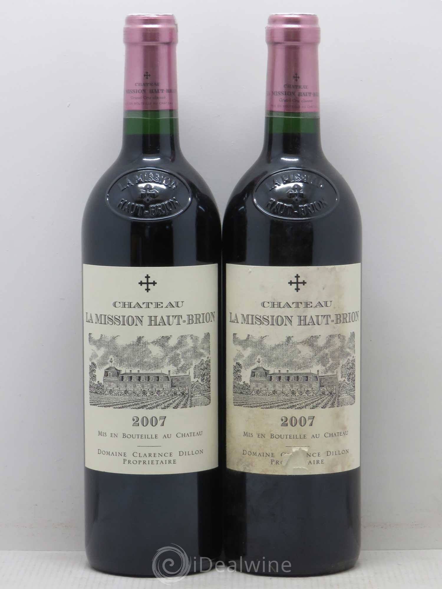Château la Mission Haut-Brion Cru Classé de Graves 2007 - Lot de 5 bouteilles - 2
