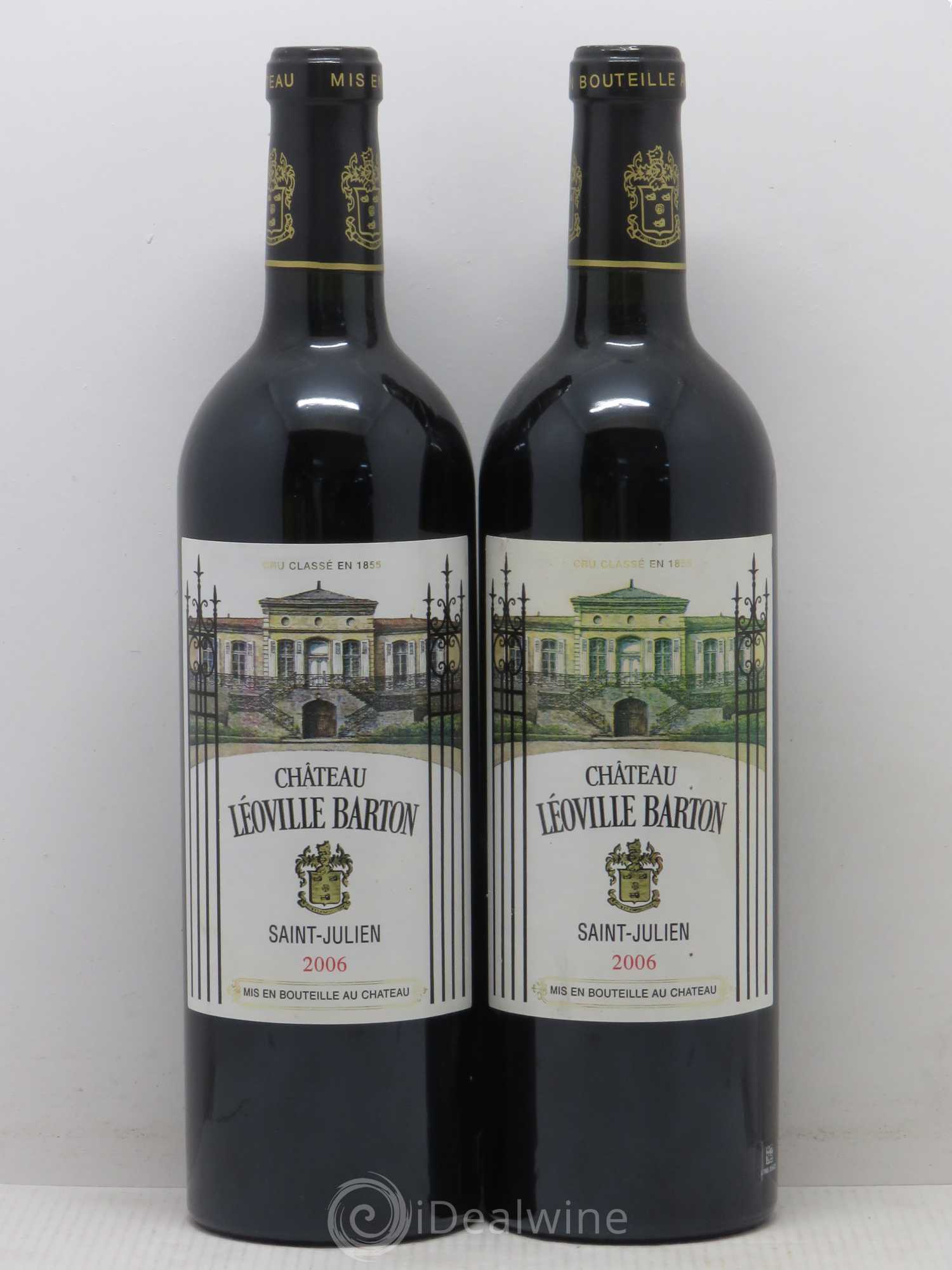 Château Léoville Barton 2ème Grand Cru Classé 2006 - Lot de 2 bouteilles - 0