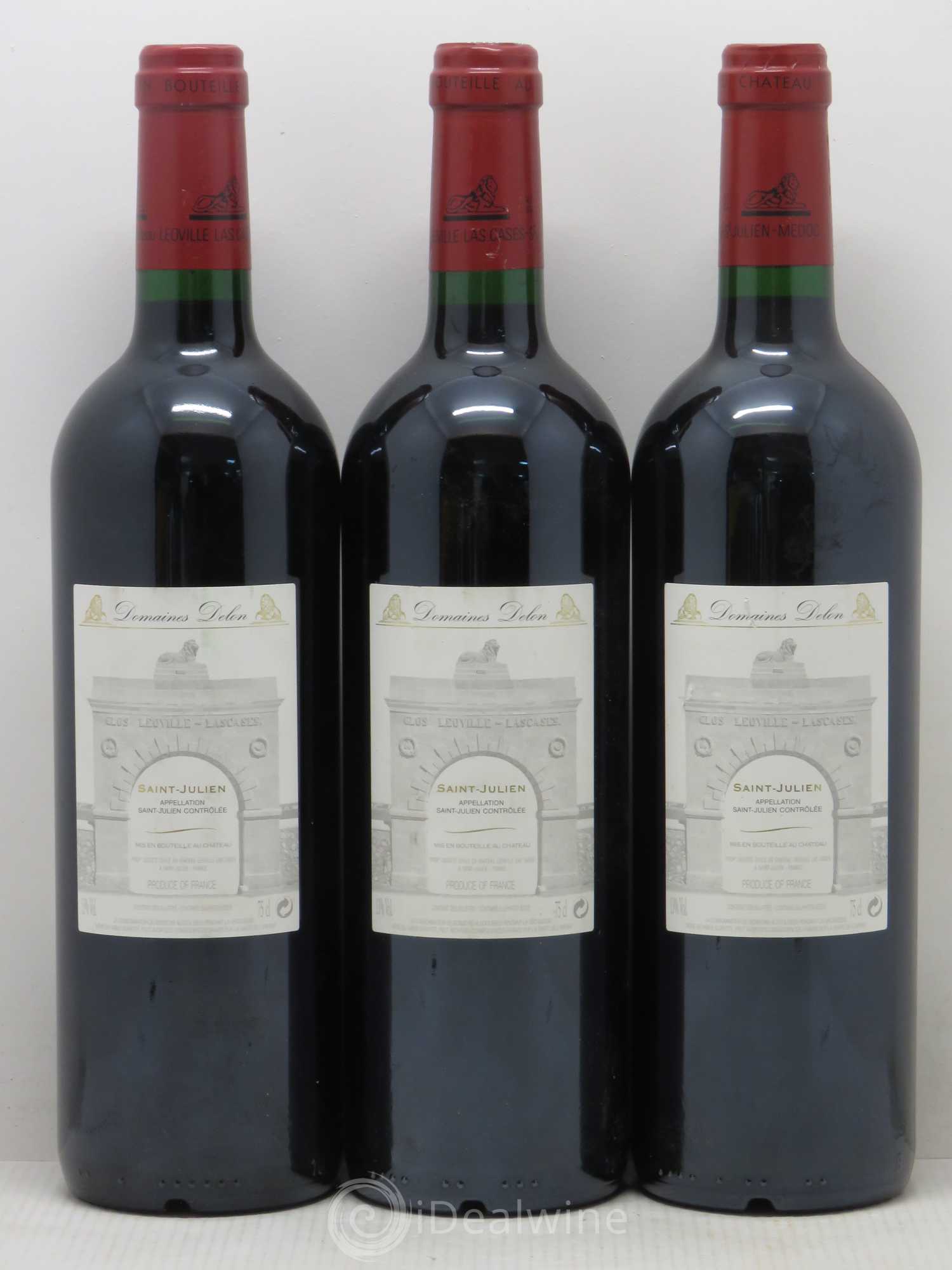 Château Léoville Las Cases 2ème Grand Cru Classé 2005 - Lot de 3 bouteilles - 1