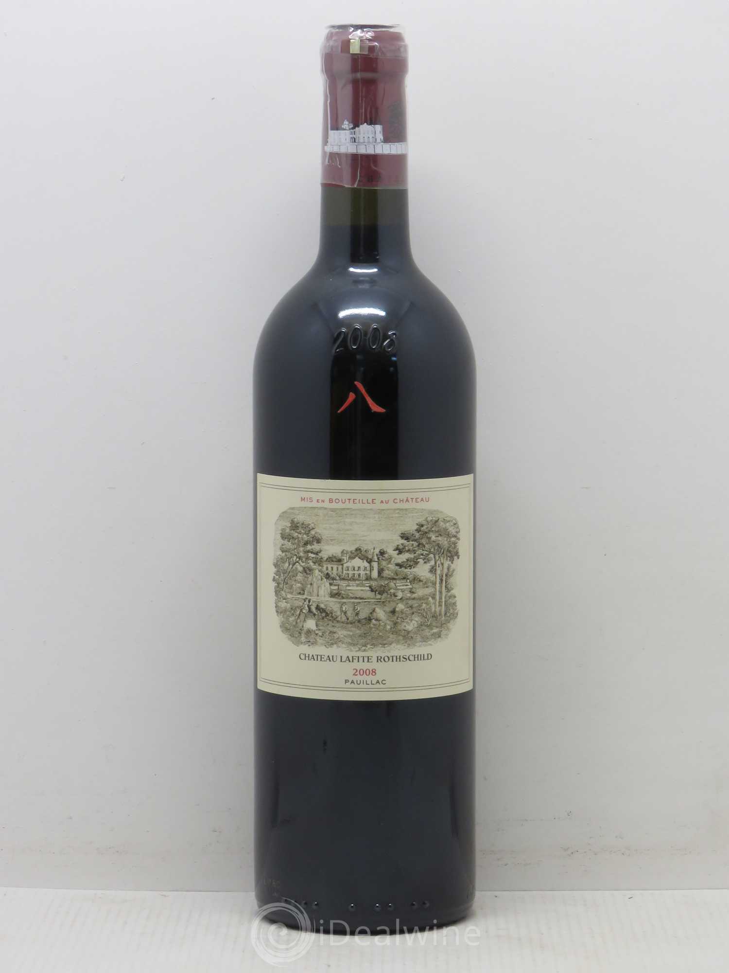 Château Lafite Rothschild 1er Grand Cru Classé 2008 - Lot de 1 bouteille - 0