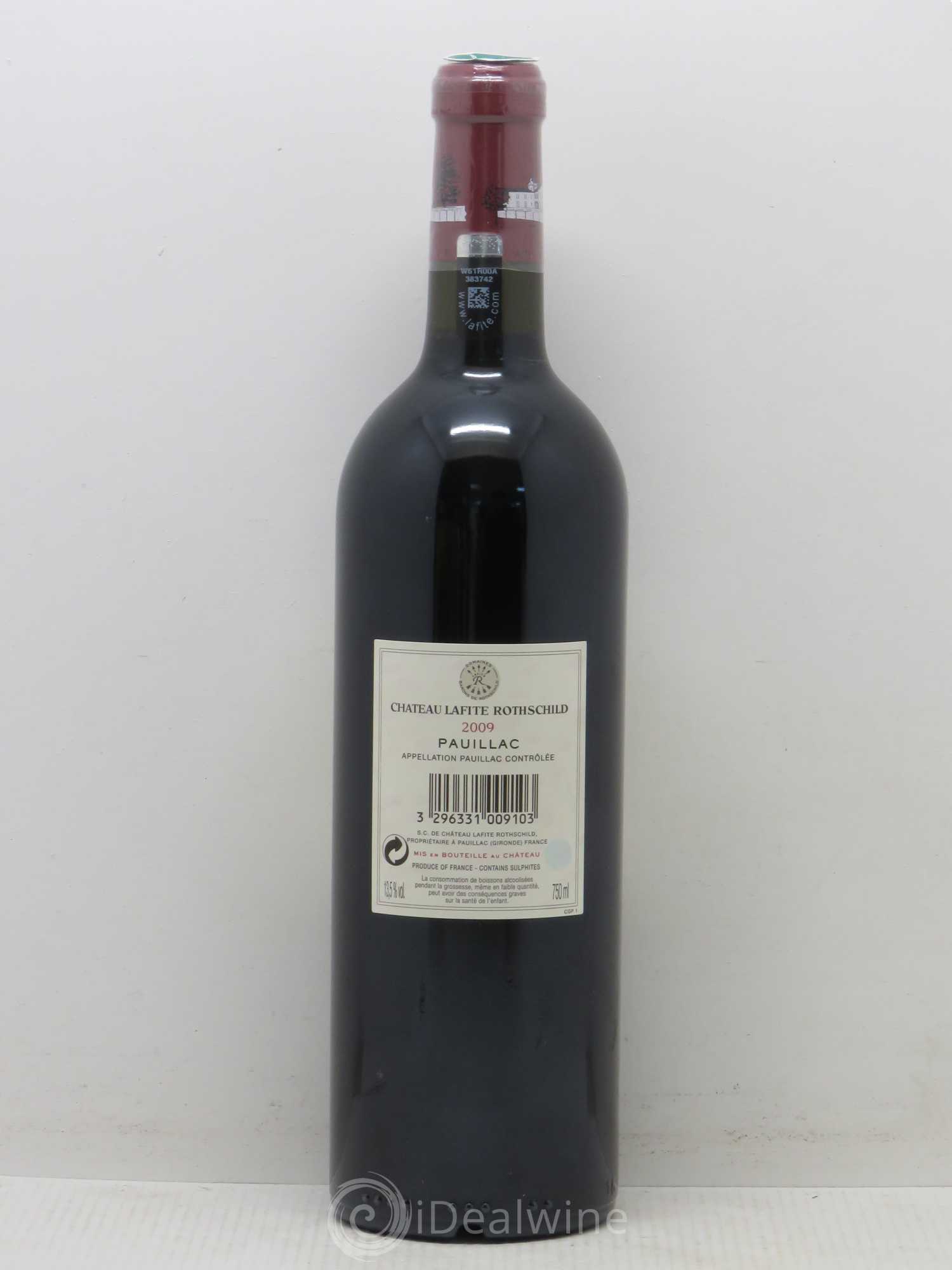 Château Lafite Rothschild 1er Grand Cru Classé 2009 - Lot de 1 bouteille - 1