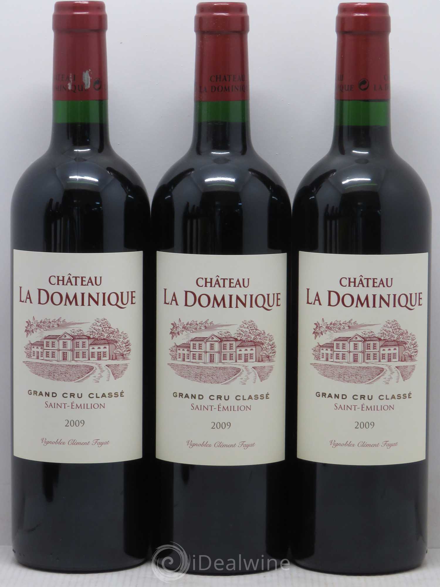 Château la Dominique Grand Cru Classé 2009 - Lot de 6 bouteilles - 1