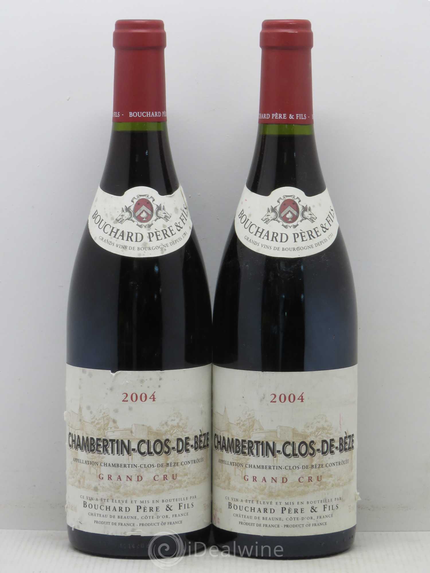 Chambertin Clos de Bèze Grand Cru Bouchard Père & Fils 2004 - Lot de 2 bouteilles - 0