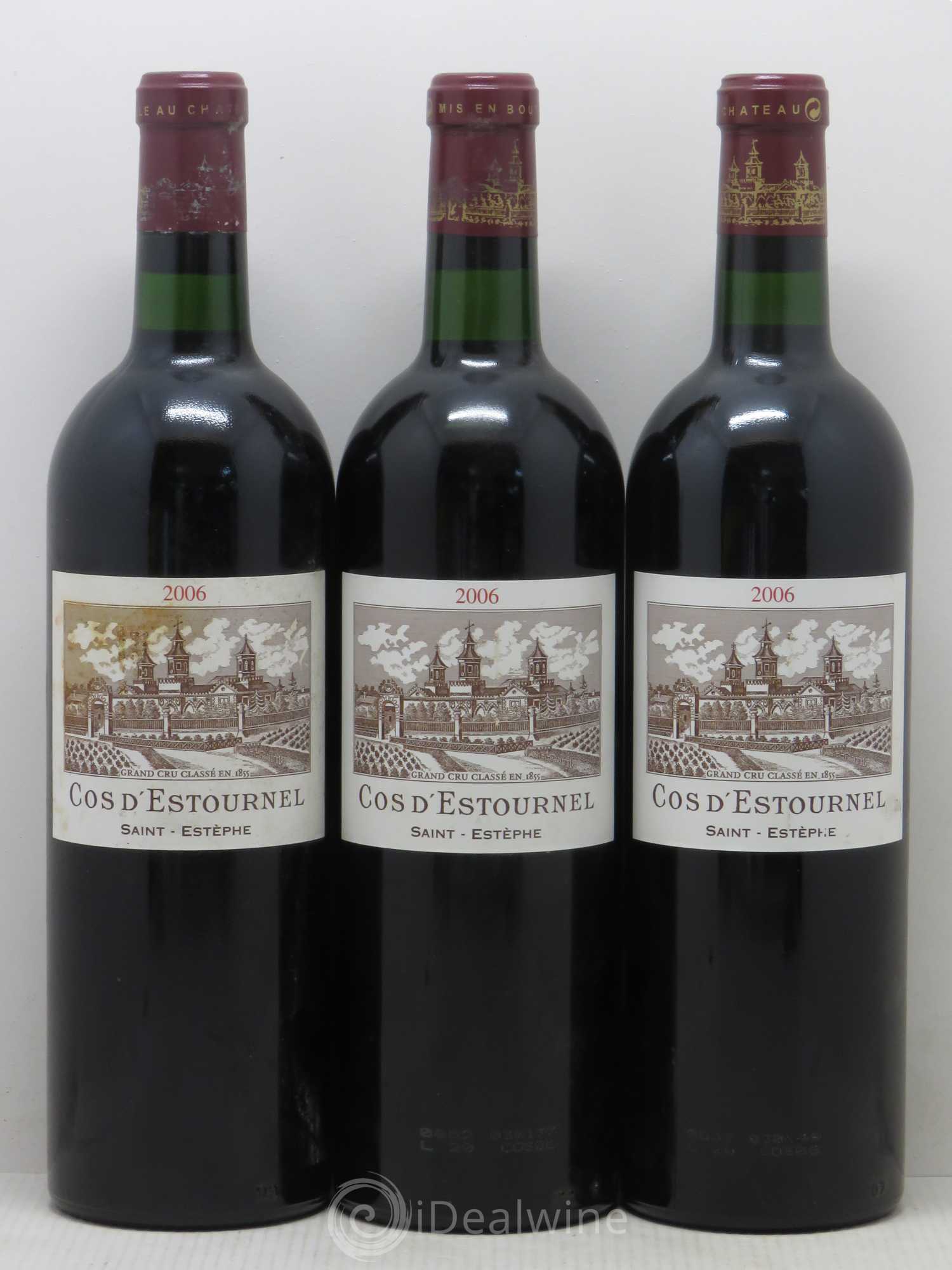Cos d'Estournel 2ème Grand Cru Classé 2006 - Lot de 3 bouteilles - 0