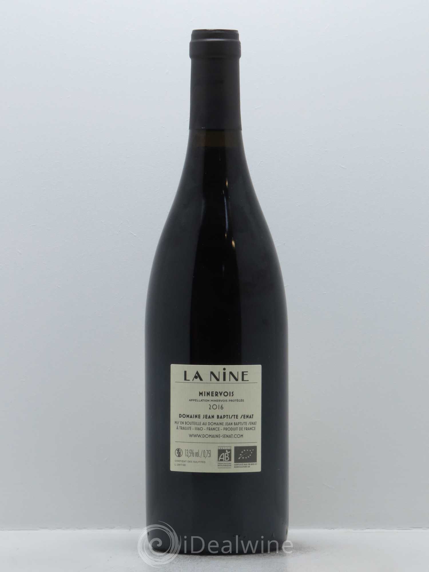Minervois La Nine Jean-Baptiste Sénat 2016 - Lot de 1 bouteille - 1