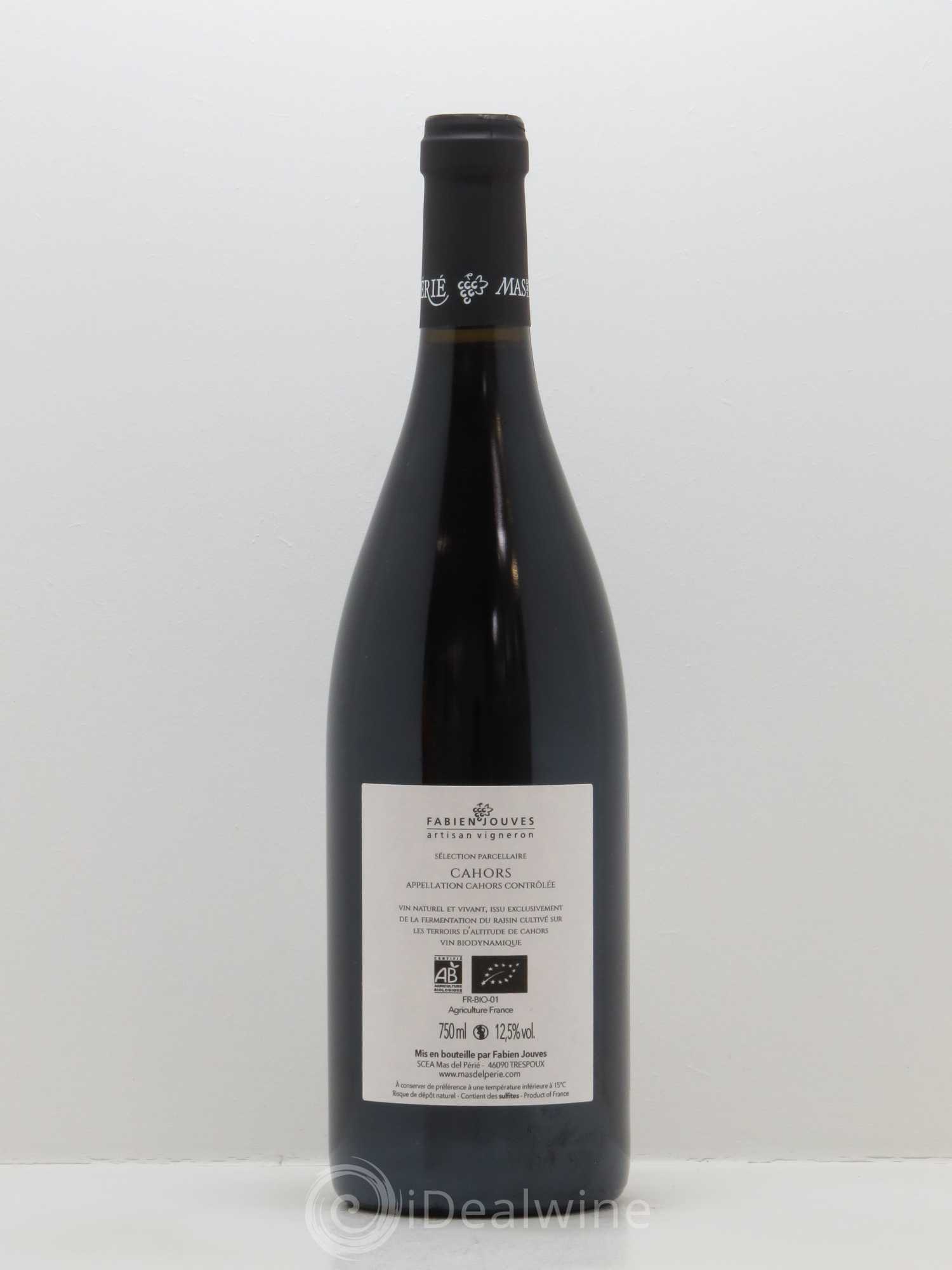 Cahors Mas Del Périé Les Escures Fabien Jouves 2017 - Lot de 1 bouteille - 1