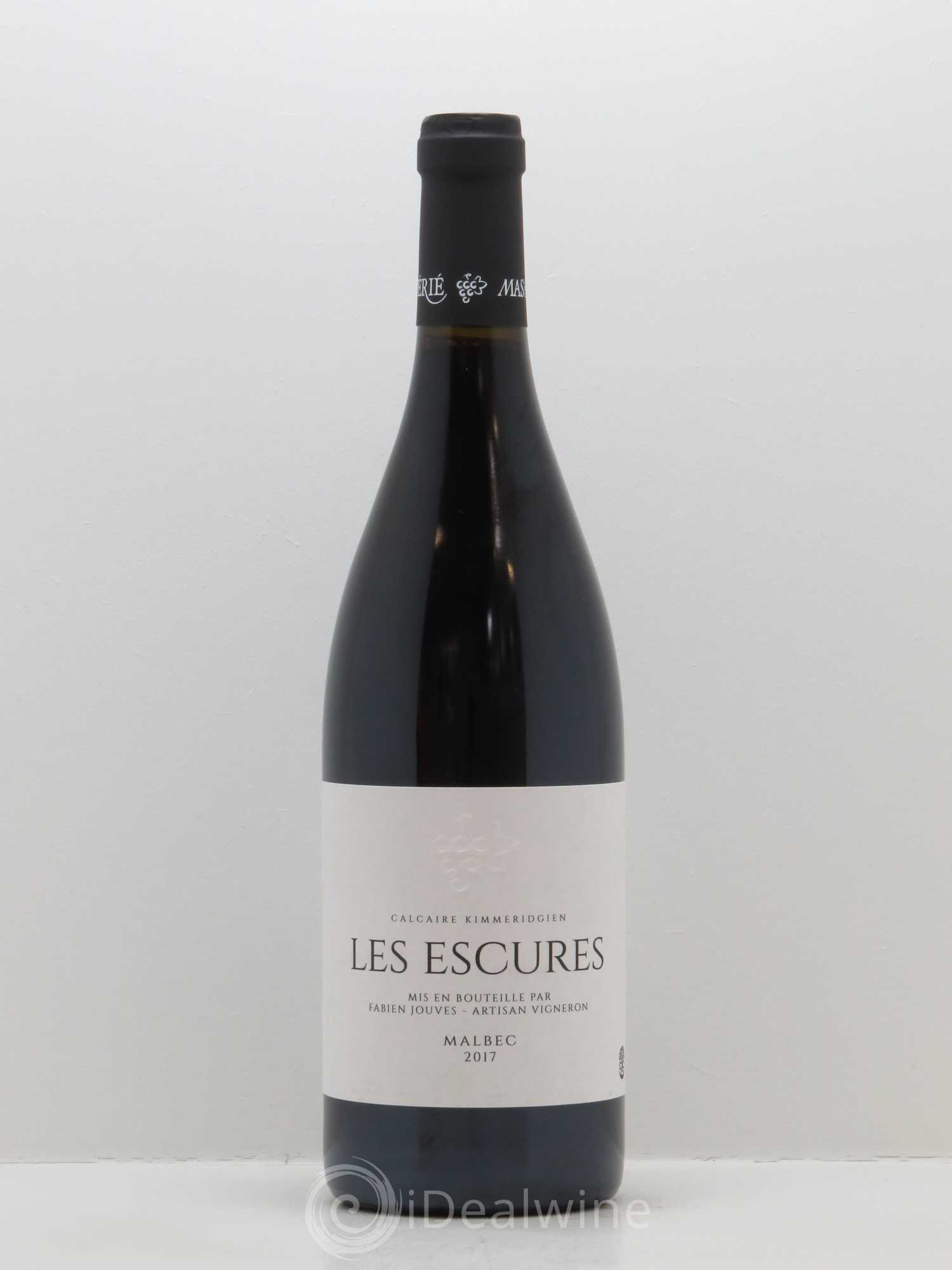 Cahors Mas Del Périé Les Escures Fabien Jouves 2017 - Lot de 1 bouteille - 0