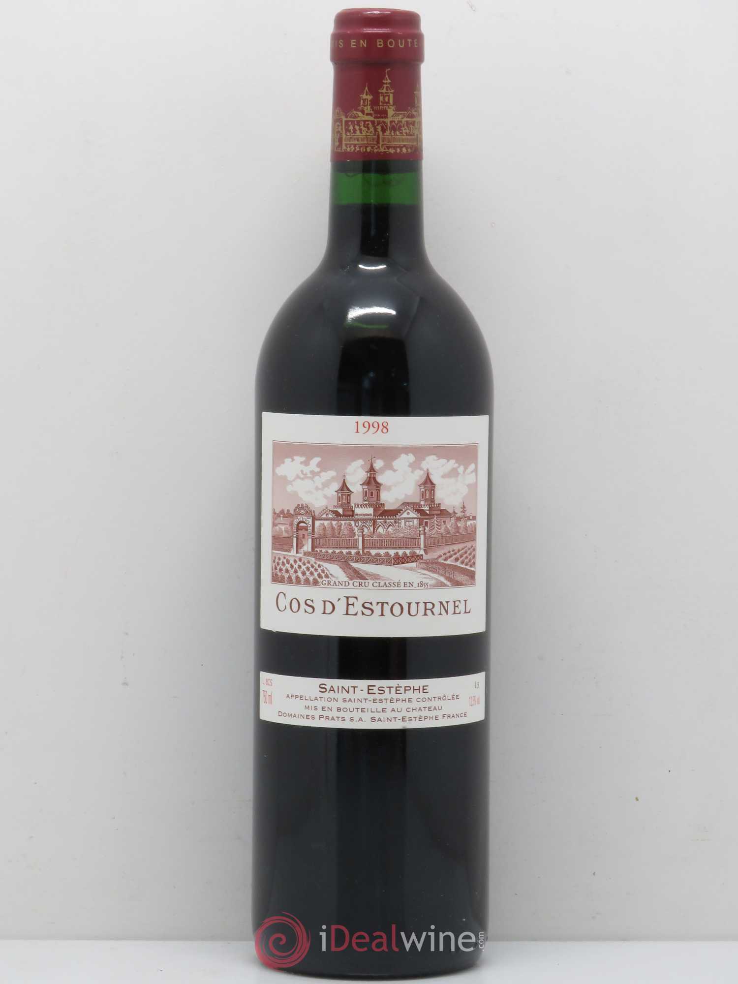 Cos d'Estournel 2ème Grand Cru Classé 1998 - Lot de 1 bouteille - 0