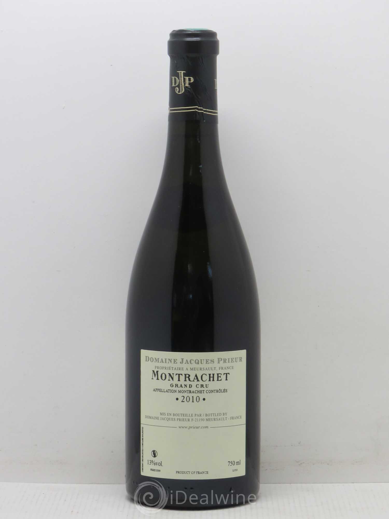 Montrachet Grand Cru Jacques Prieur (Domaine) 2010 - Lot de 1 bouteille - 1