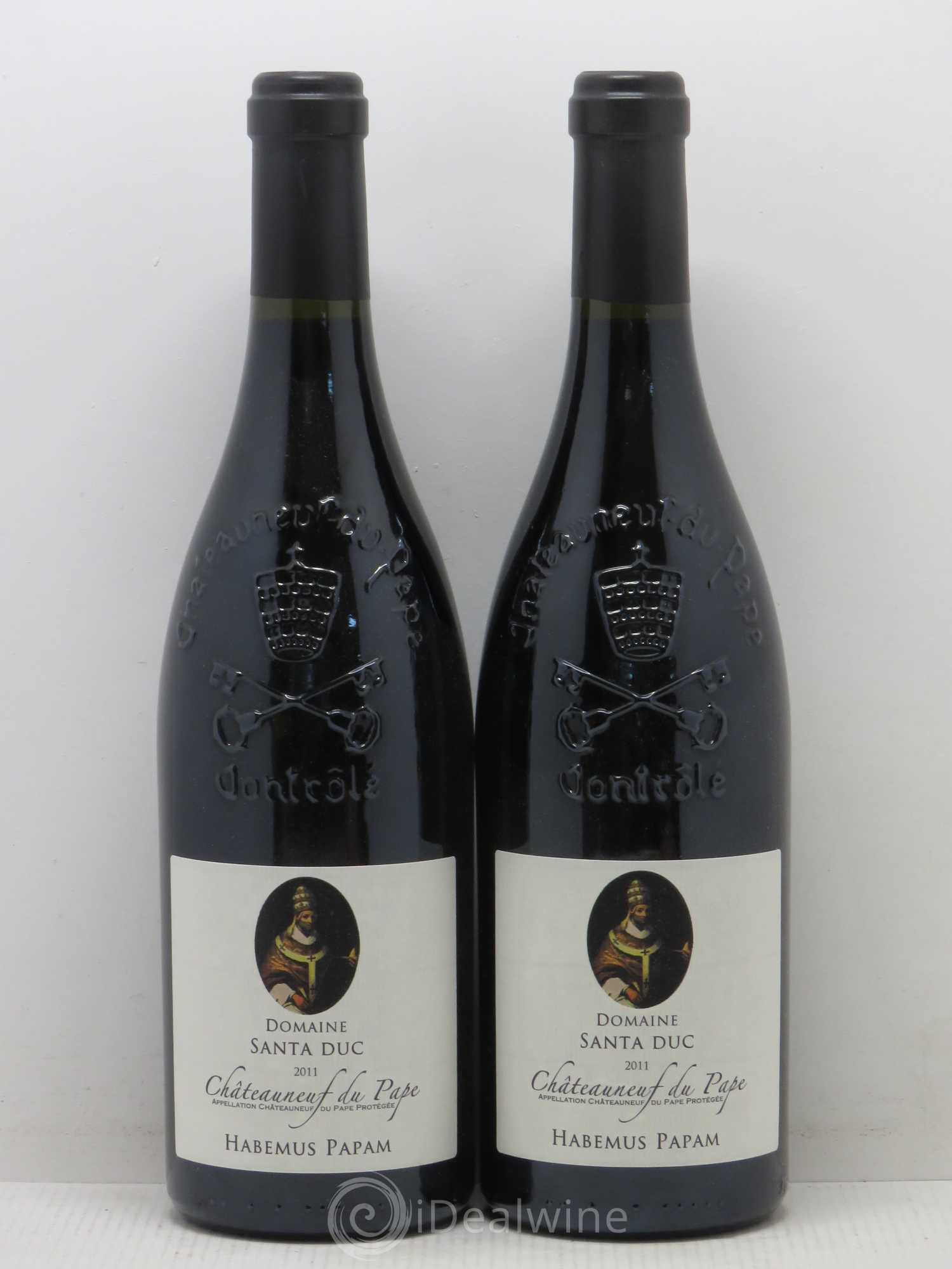 Châteauneuf-du-Pape Habemus Papam Santa Duc 2011 - Posten von 2 Flaschen - 0