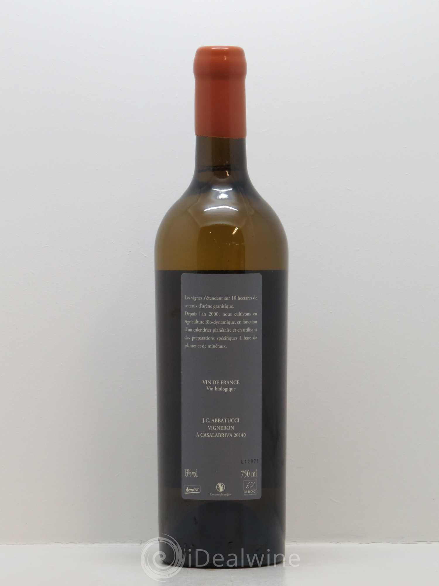 Vin de France Général de la Révolution Comte Abbatucci (Domaine) 2012 - Lot de 1 bouteille - 1