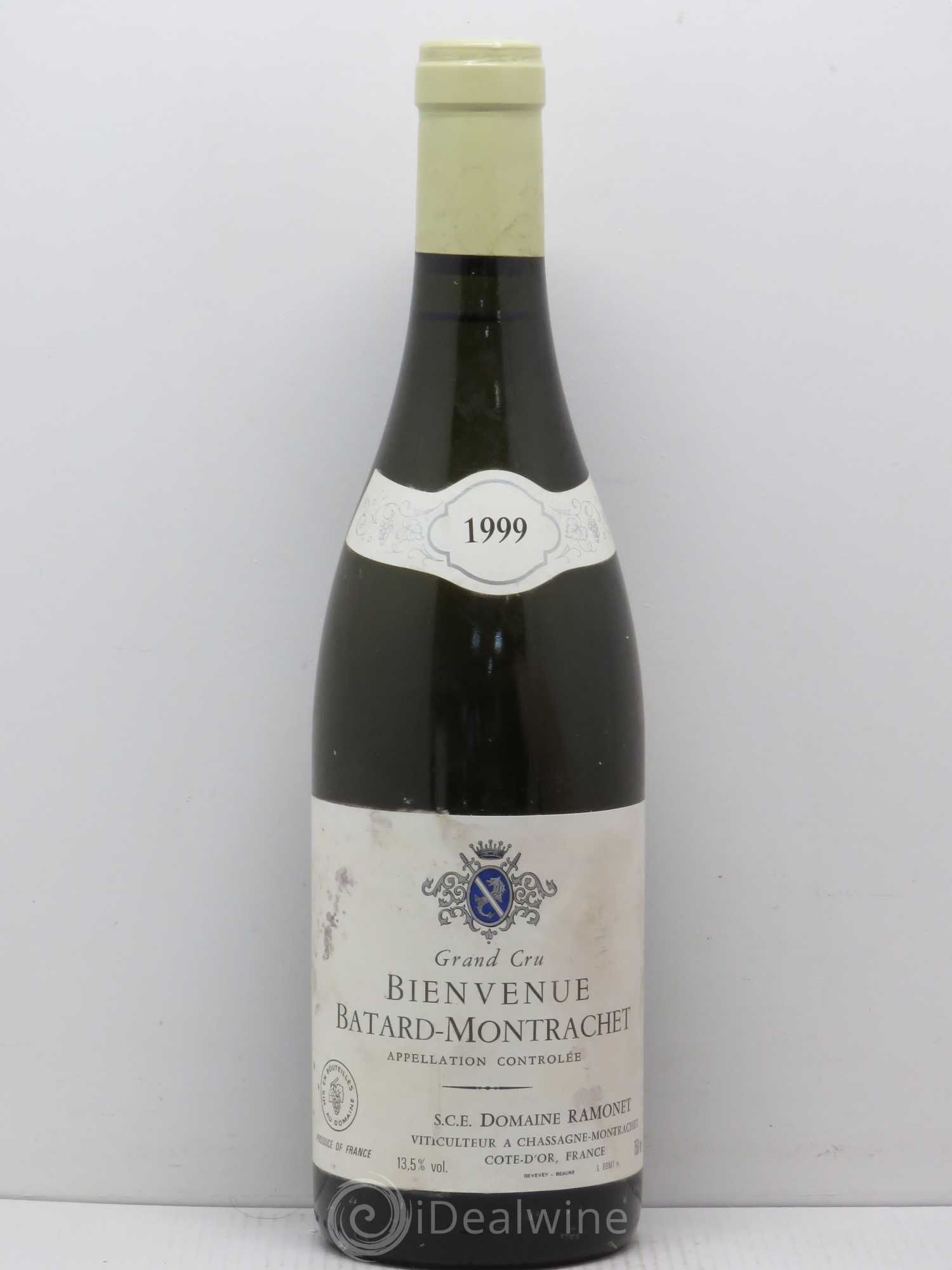 Bienvenues-Bâtard-Montrachet Grand Cru Ramonet (Domaine) 1999 - Lot de 1 bouteille - 0
