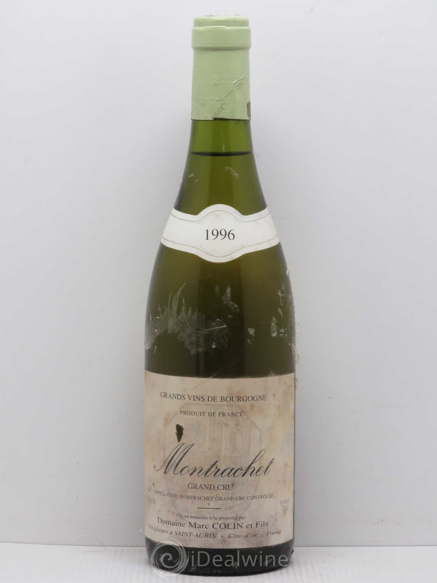 Montrachet Grand Cru Marc Colin & Fils 1996 - Lot de 1 bouteille - 0