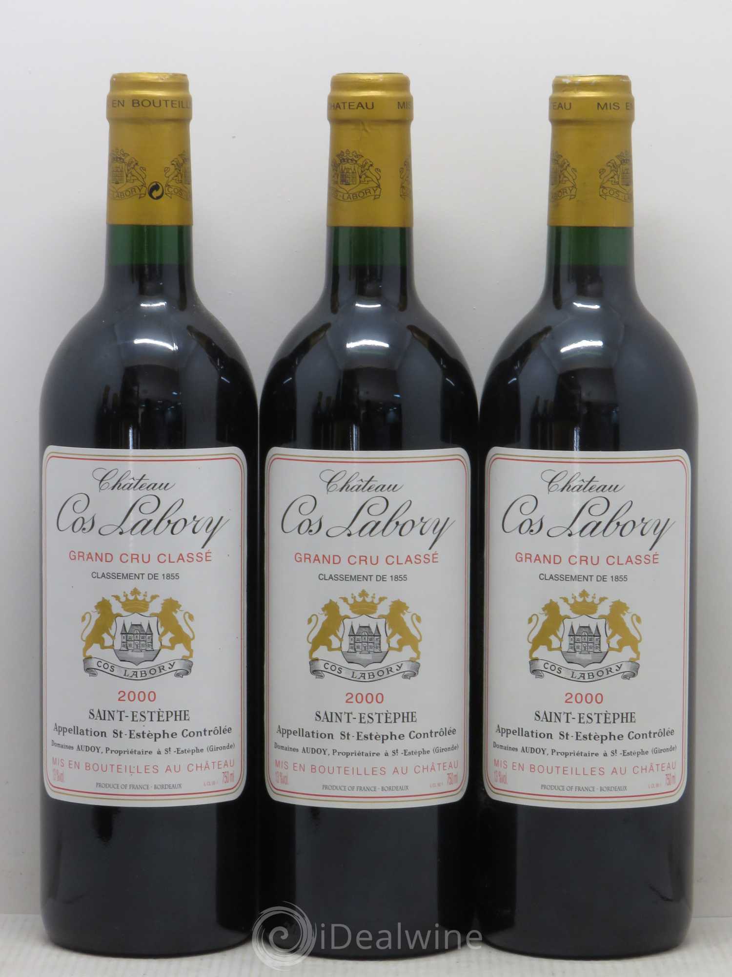 Château Cos Labory 5ème Grand Cru Classé 2000 - Lot de 6 bouteilles - 2