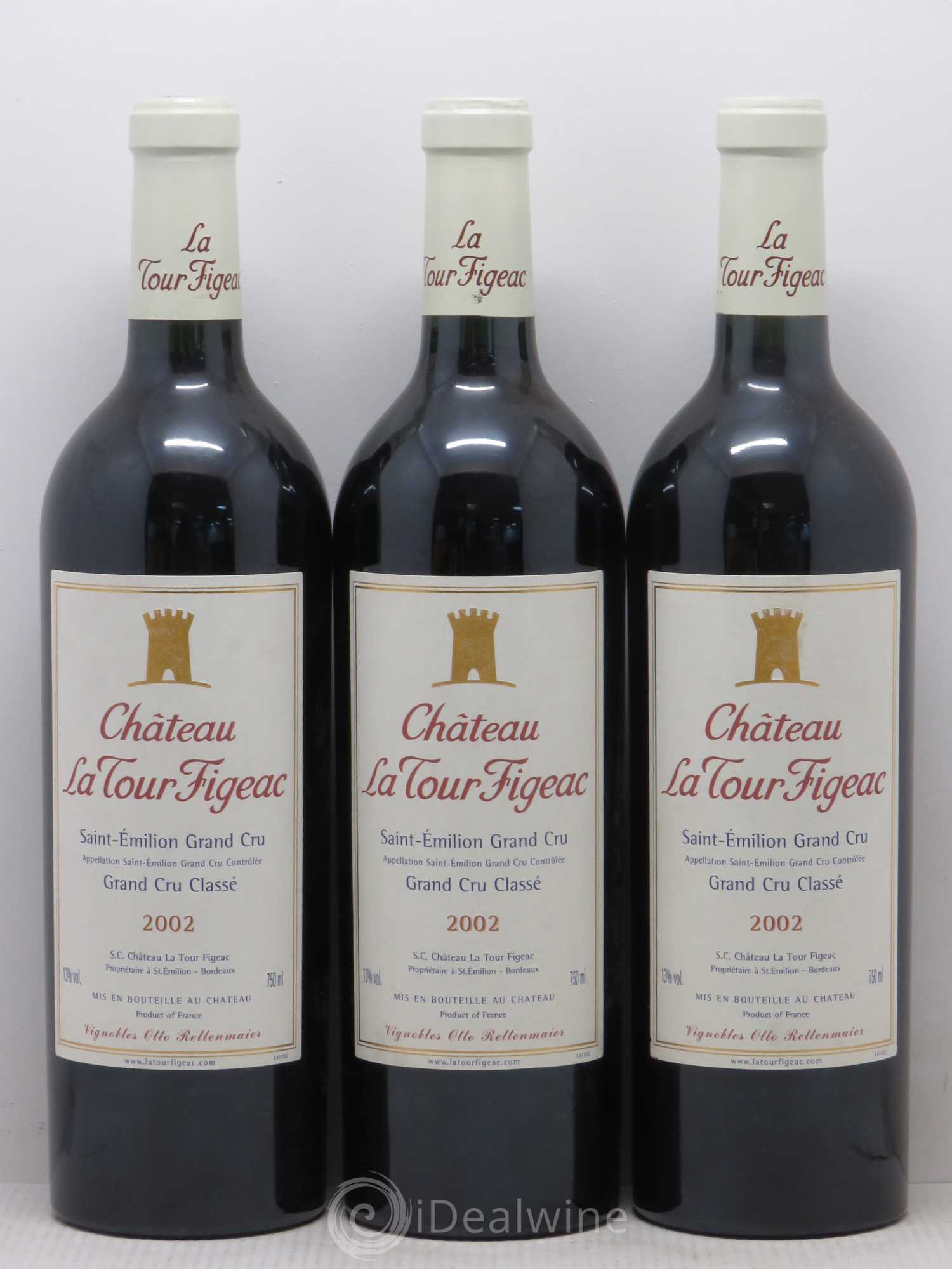 Château la Tour Figeac Grand Cru Classé 2002 - Lot de 12 bouteilles - 4