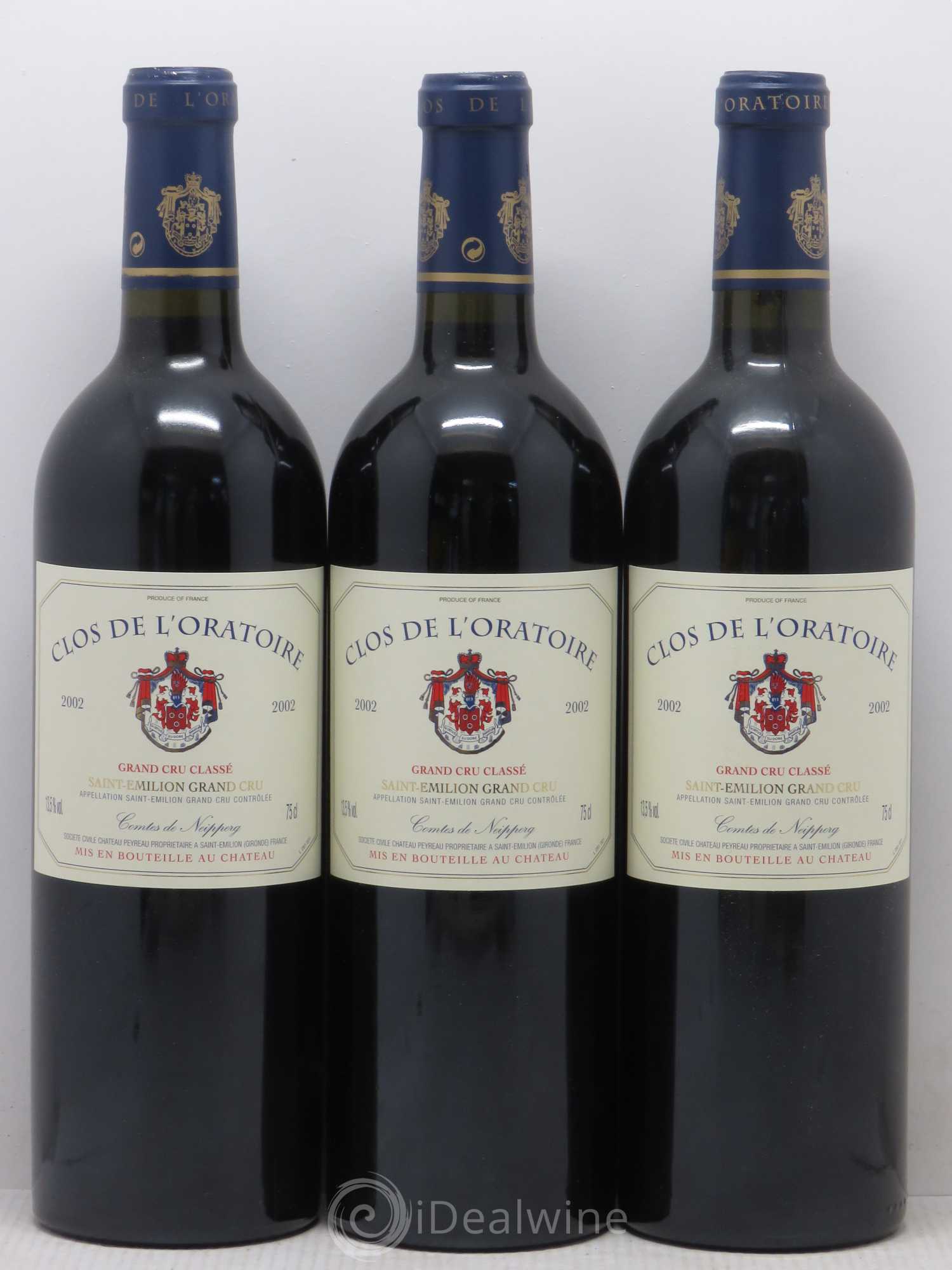 Clos de l'Oratoire Grand Cru Classé 2002 - Lot de 12 bouteilles - 2