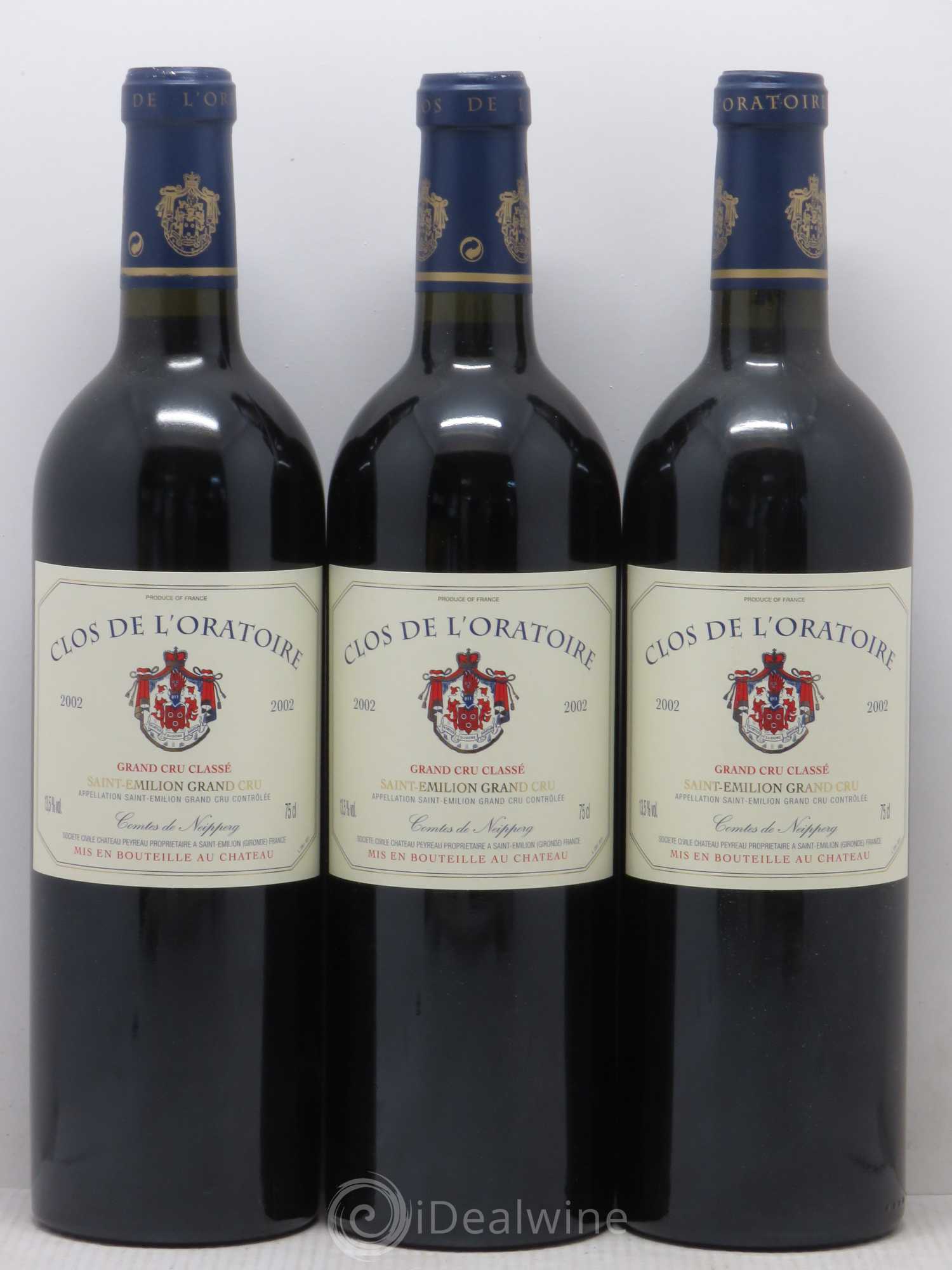 Clos de l'Oratoire Grand Cru Classé 2002 - Lot de 12 bouteilles - 3