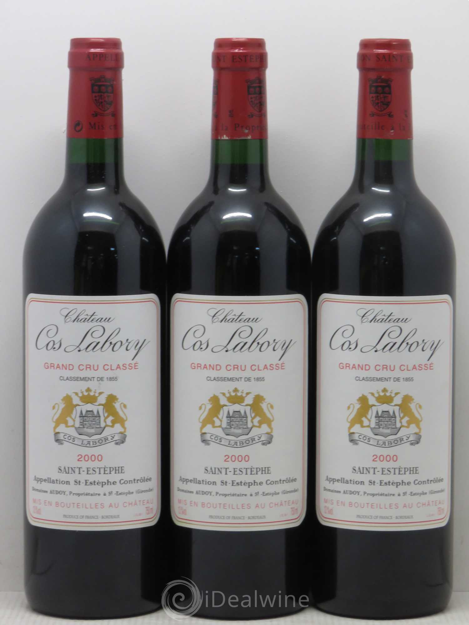 Château Cos Labory 5ème Grand Cru Classé 2000 - Lot de 6 bouteilles - 2