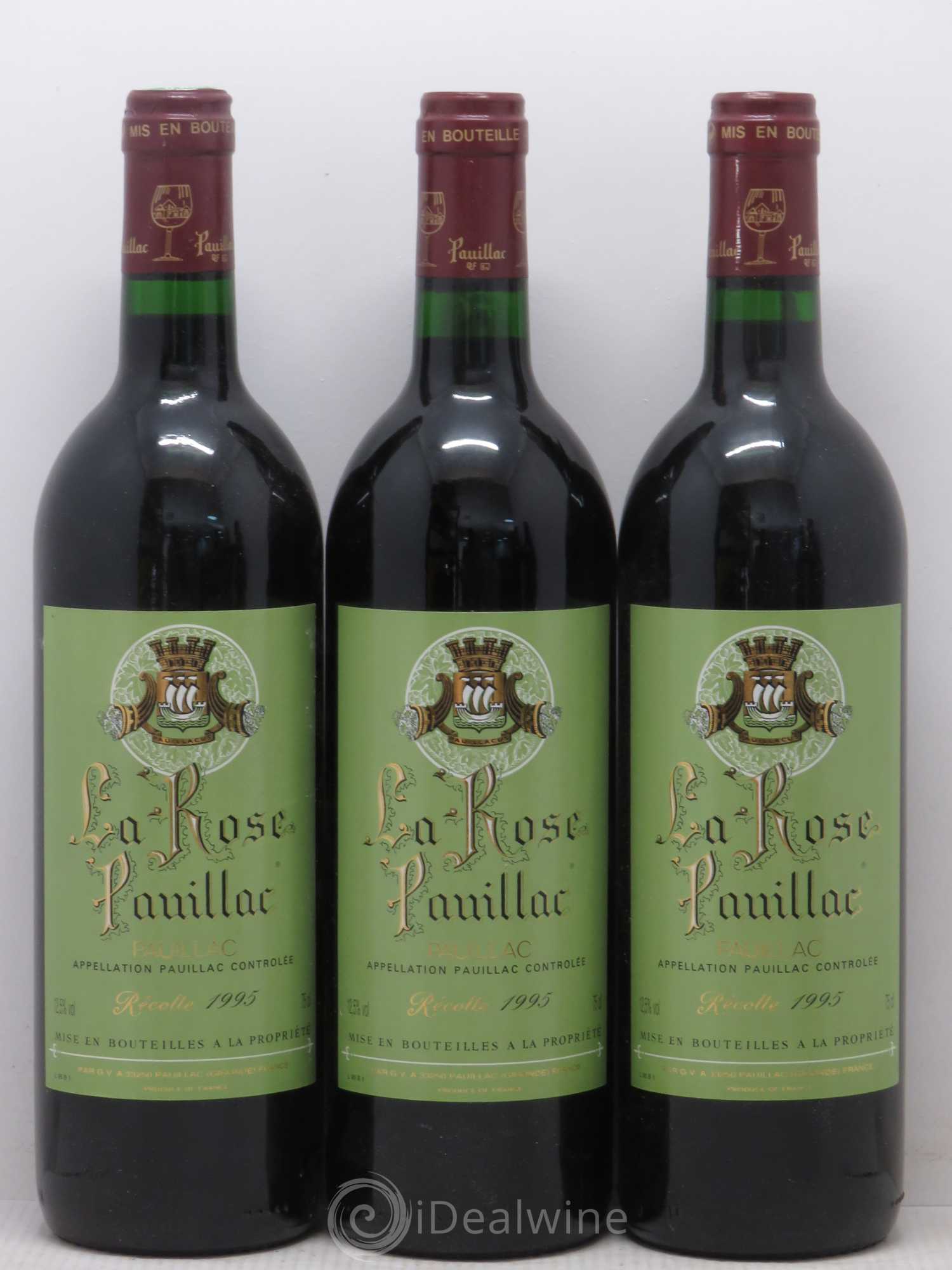 La Rose Pauillac 1995 - Lot de 5 bouteilles - 1