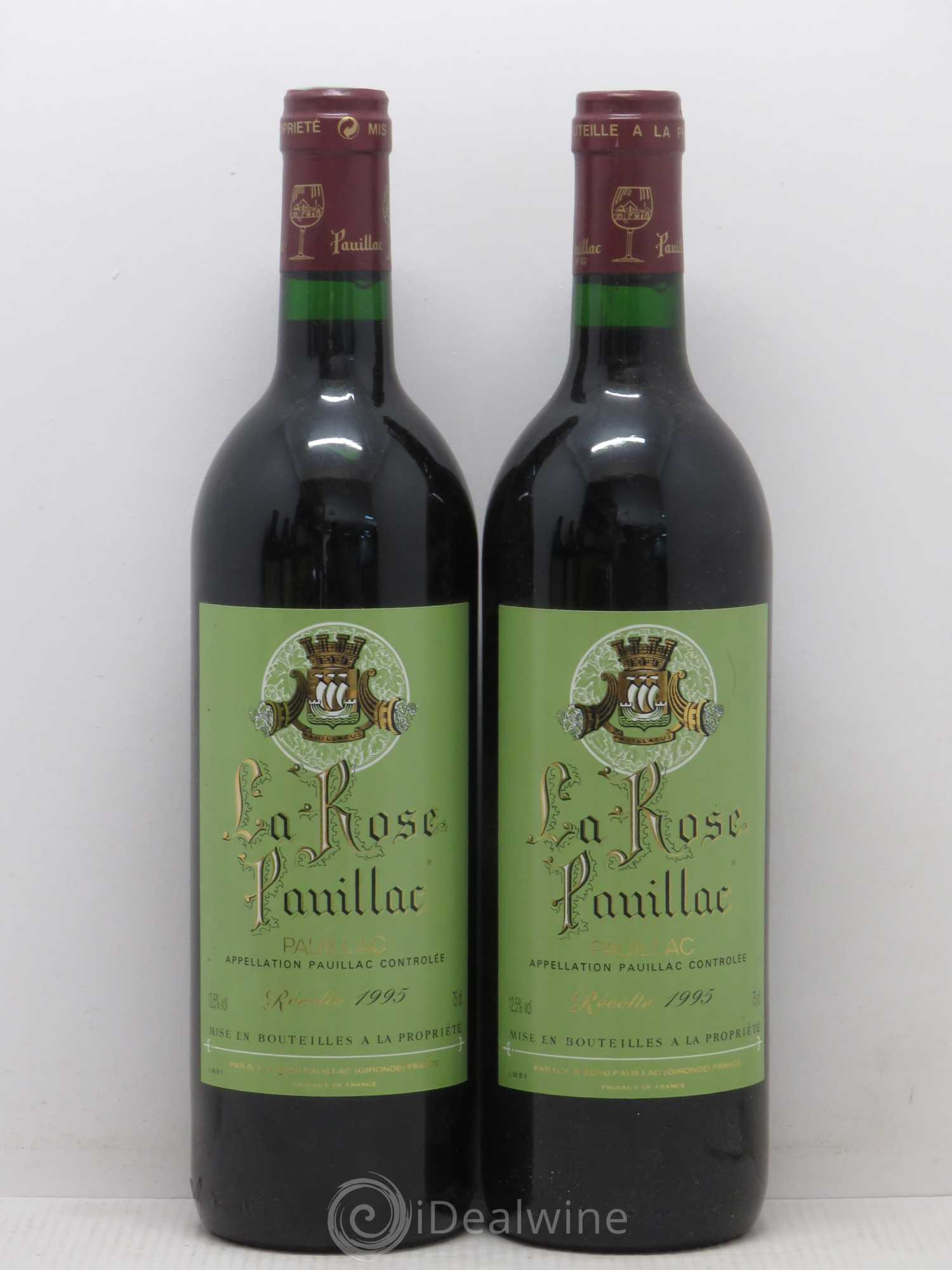 La Rose Pauillac 1995 - Lot de 5 bouteilles - 2