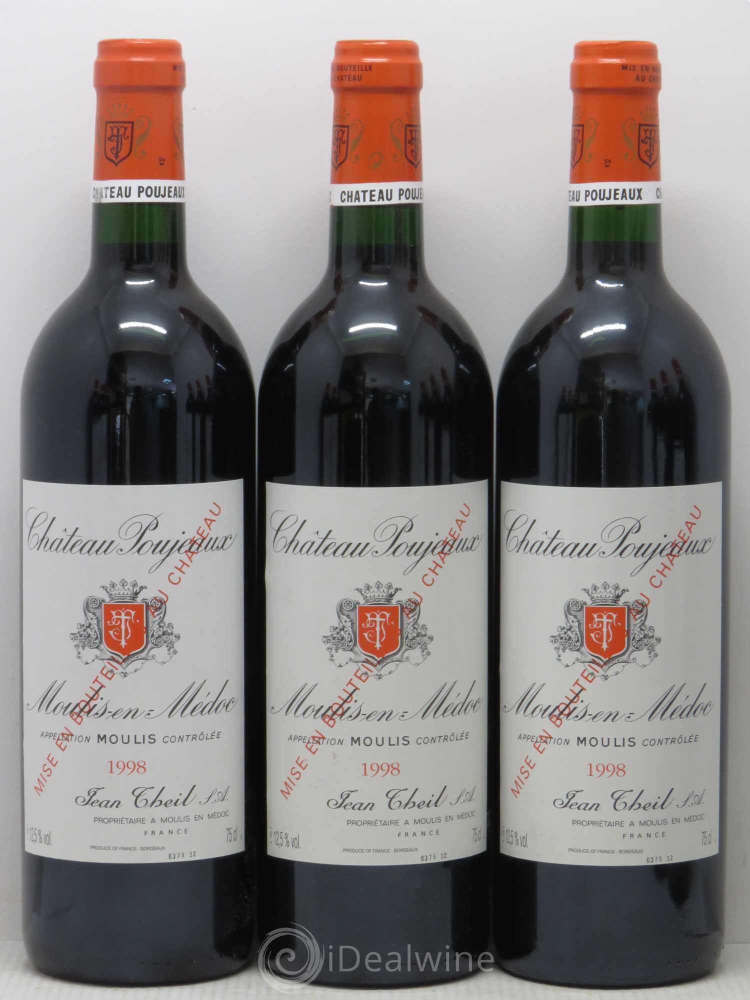Château Poujeaux 1998 - Lot de 12 bouteilles - 3