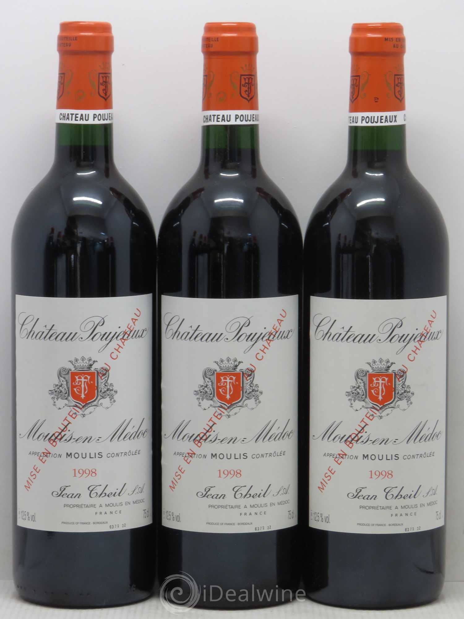 Château Poujeaux 1998 - Lot de 12 bouteilles - 4