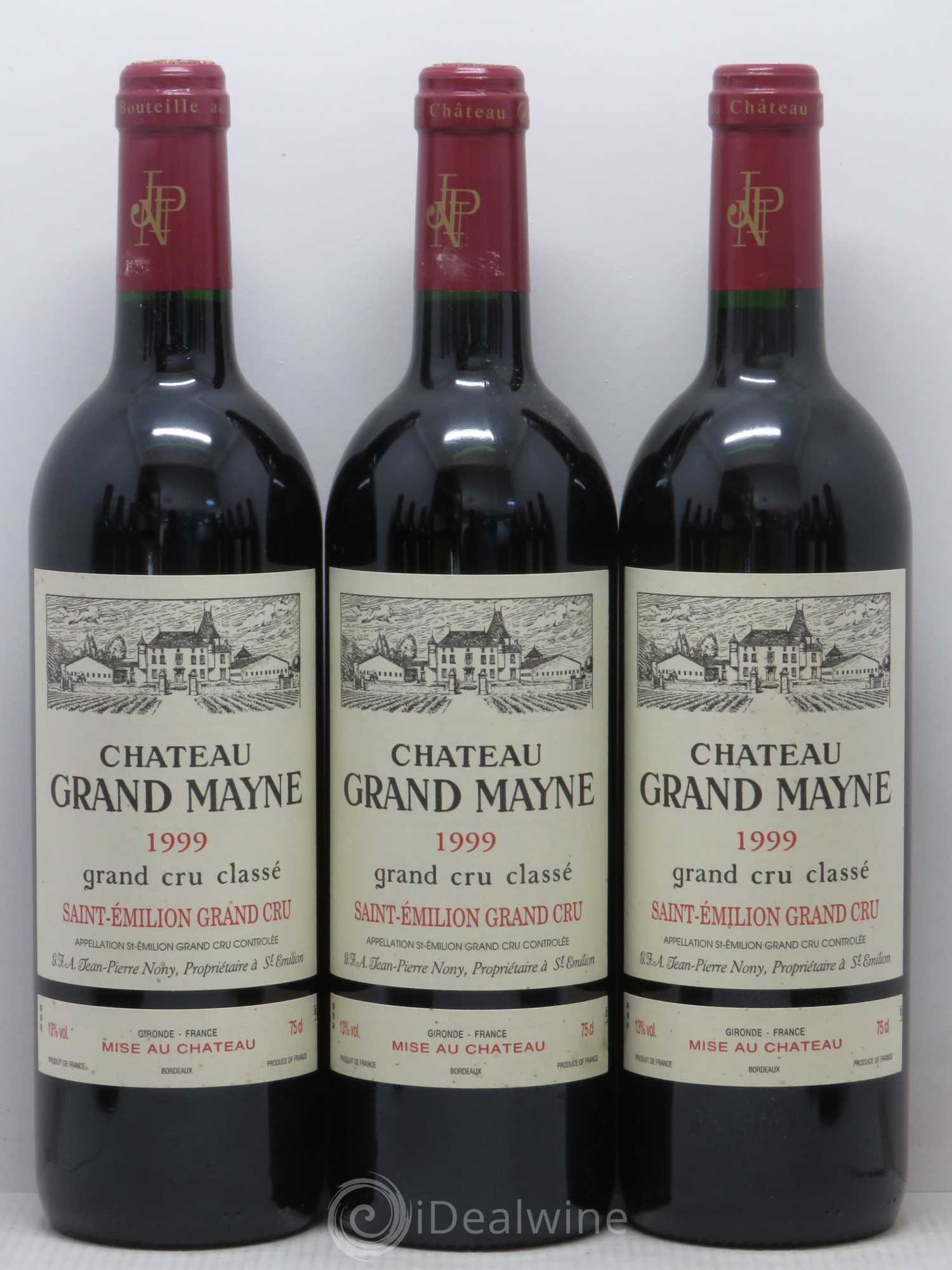 Château Grand Mayne Grand Cru Classé 1999 - Lot de 12 bouteilles - 1
