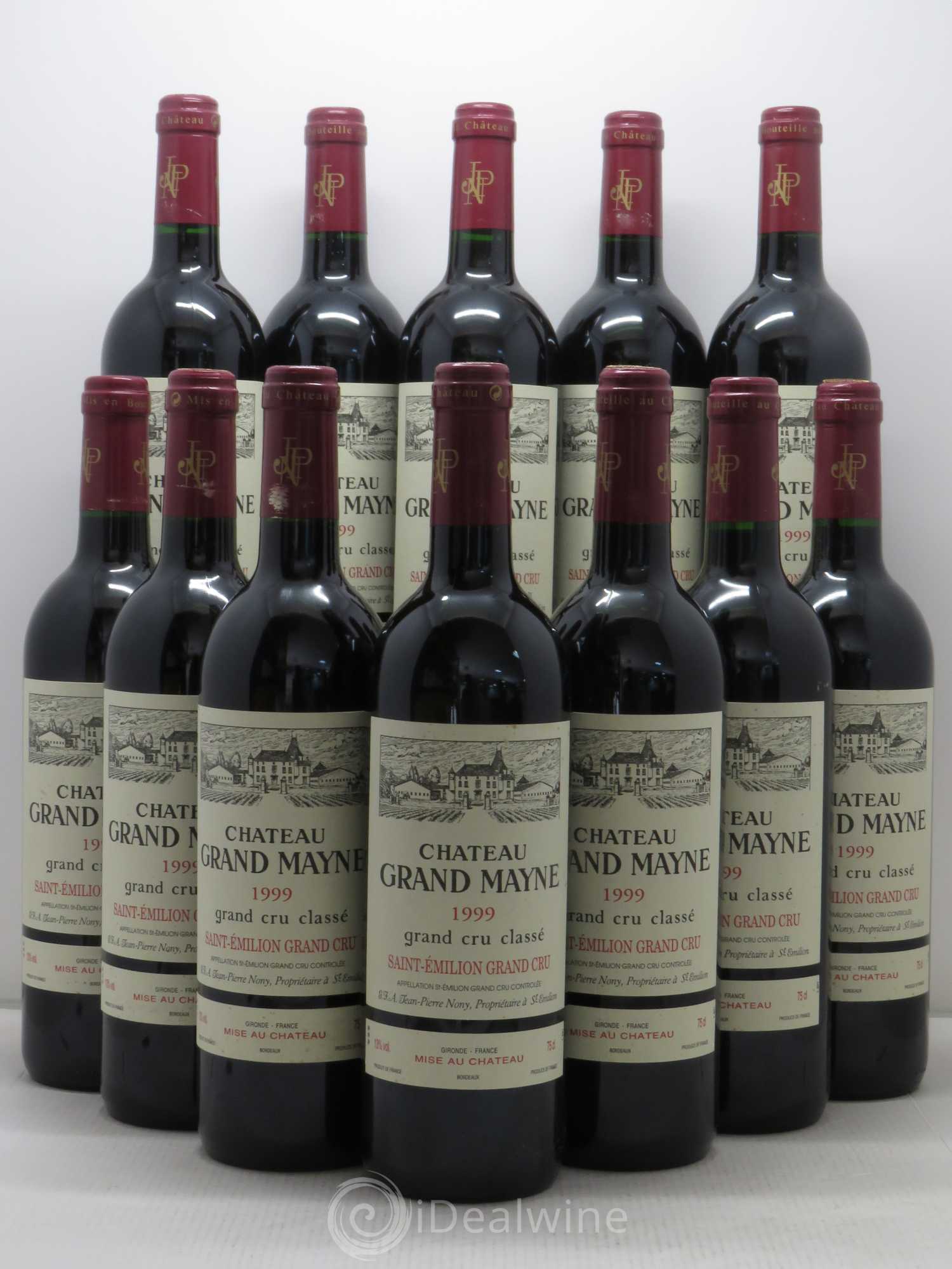 Château Grand Mayne Grand Cru Classé 1999 - Lot de 12 bouteilles - 0