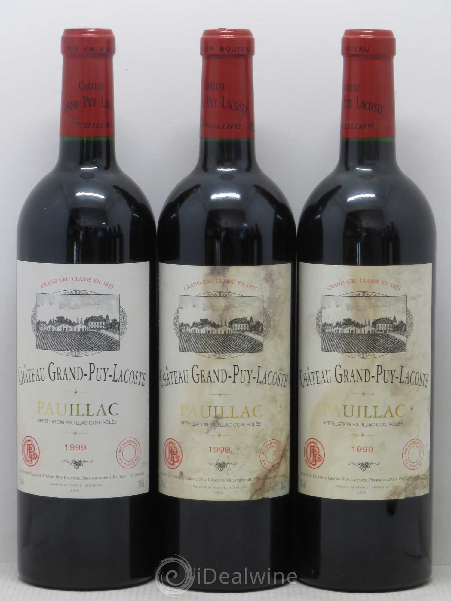 Château Grand Puy Lacoste 5ème Grand Cru Classé 1999 - Lot de 12 bouteilles - 2