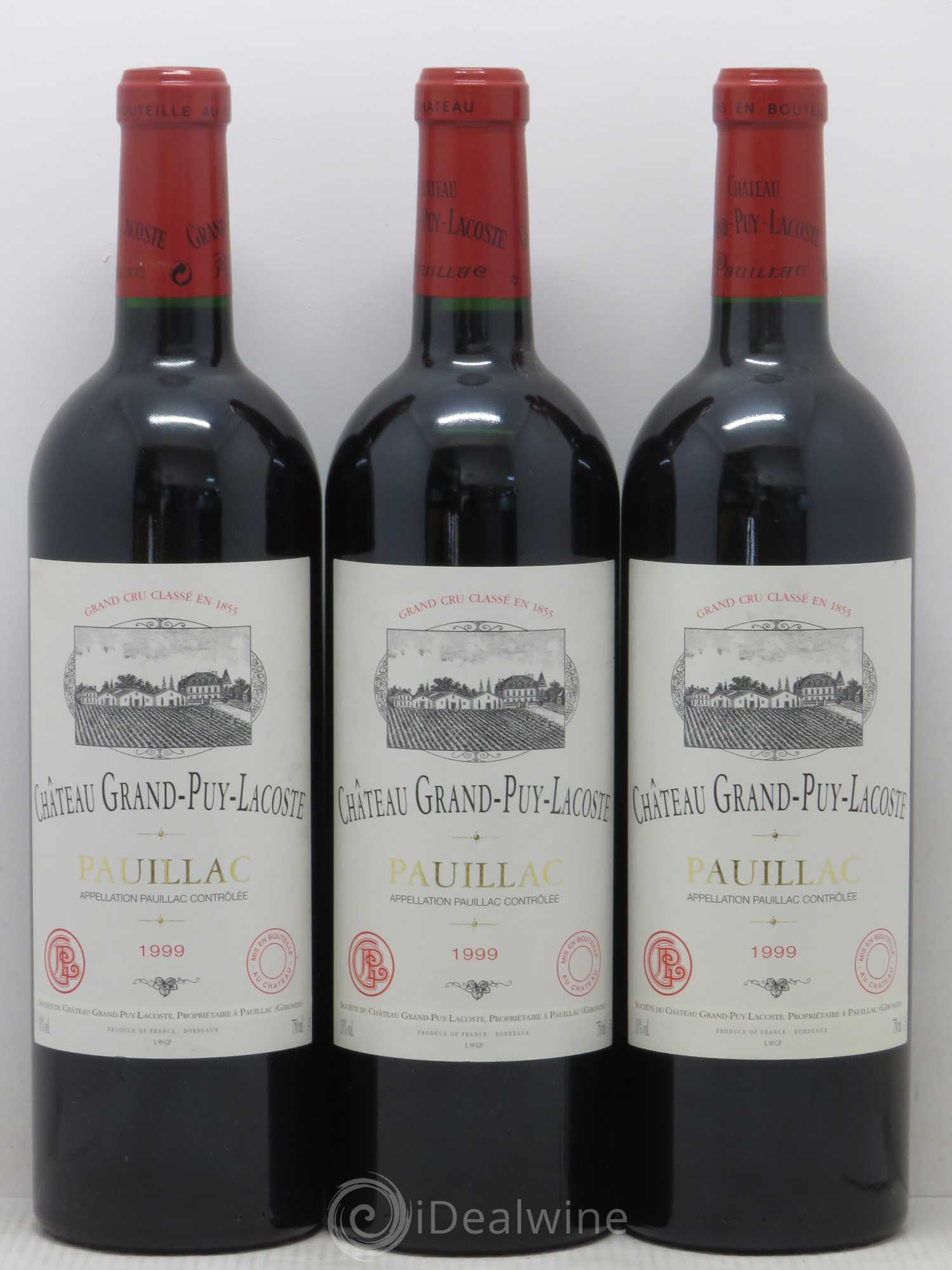 Château Grand Puy Lacoste 5ème Grand Cru Classé 1999 - Lot de 12 bouteilles - 3