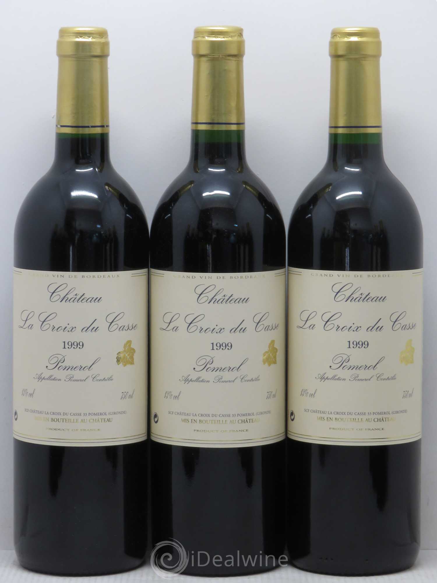 Château la Croix du Casse 1999 - Lot de 12 bouteilles - 1