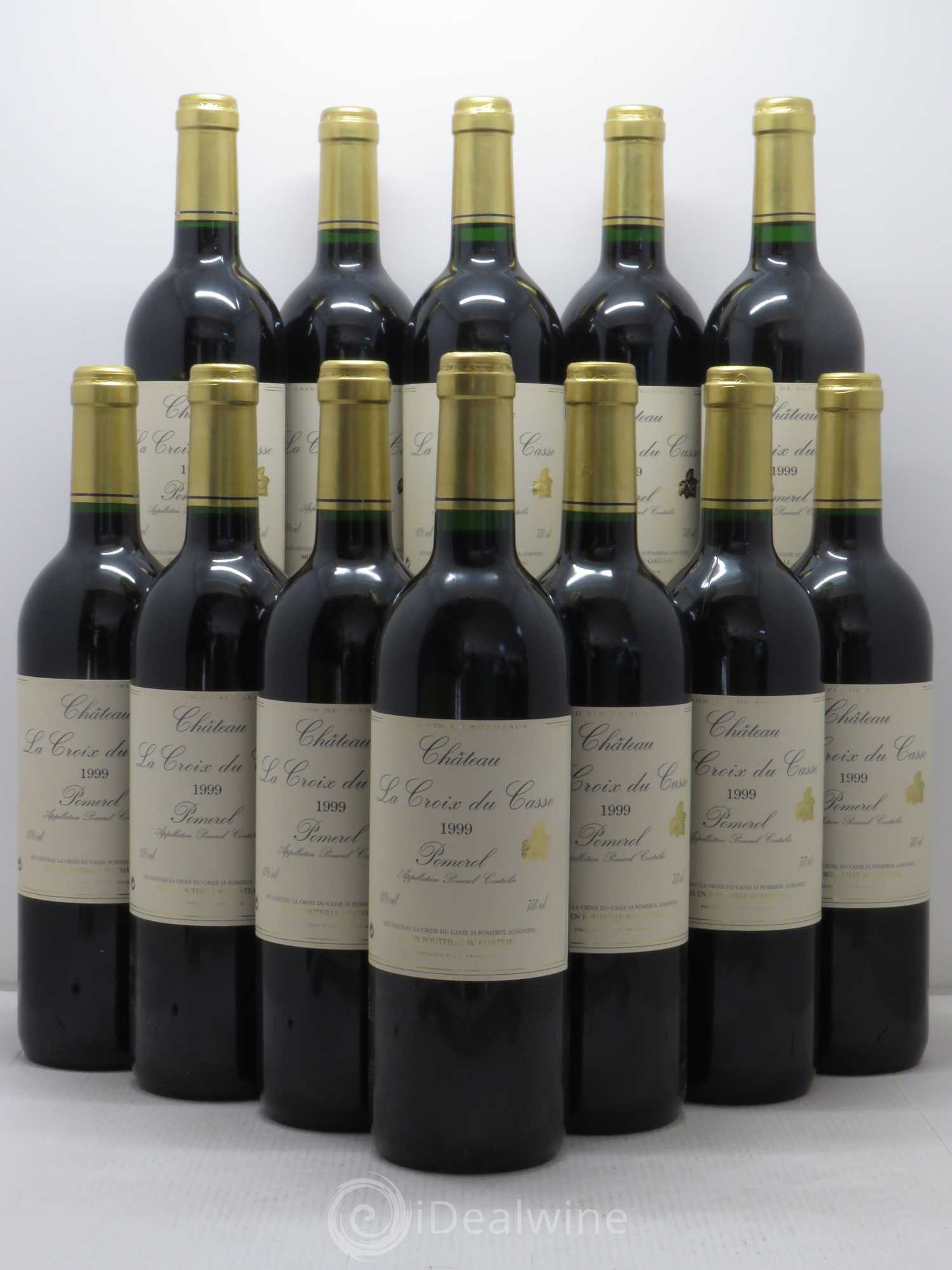 Château la Croix du Casse 1999 - Lot de 12 bouteilles - 0