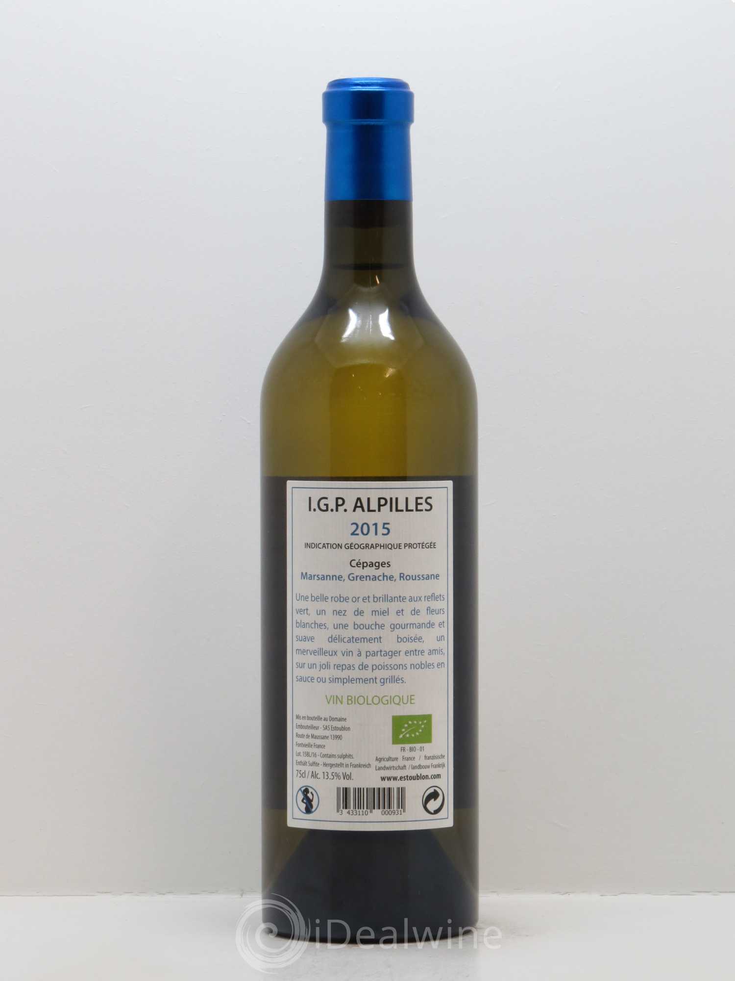 Alpilles Château d'Estoublon 2015 - Lot de 1 bouteille - 1