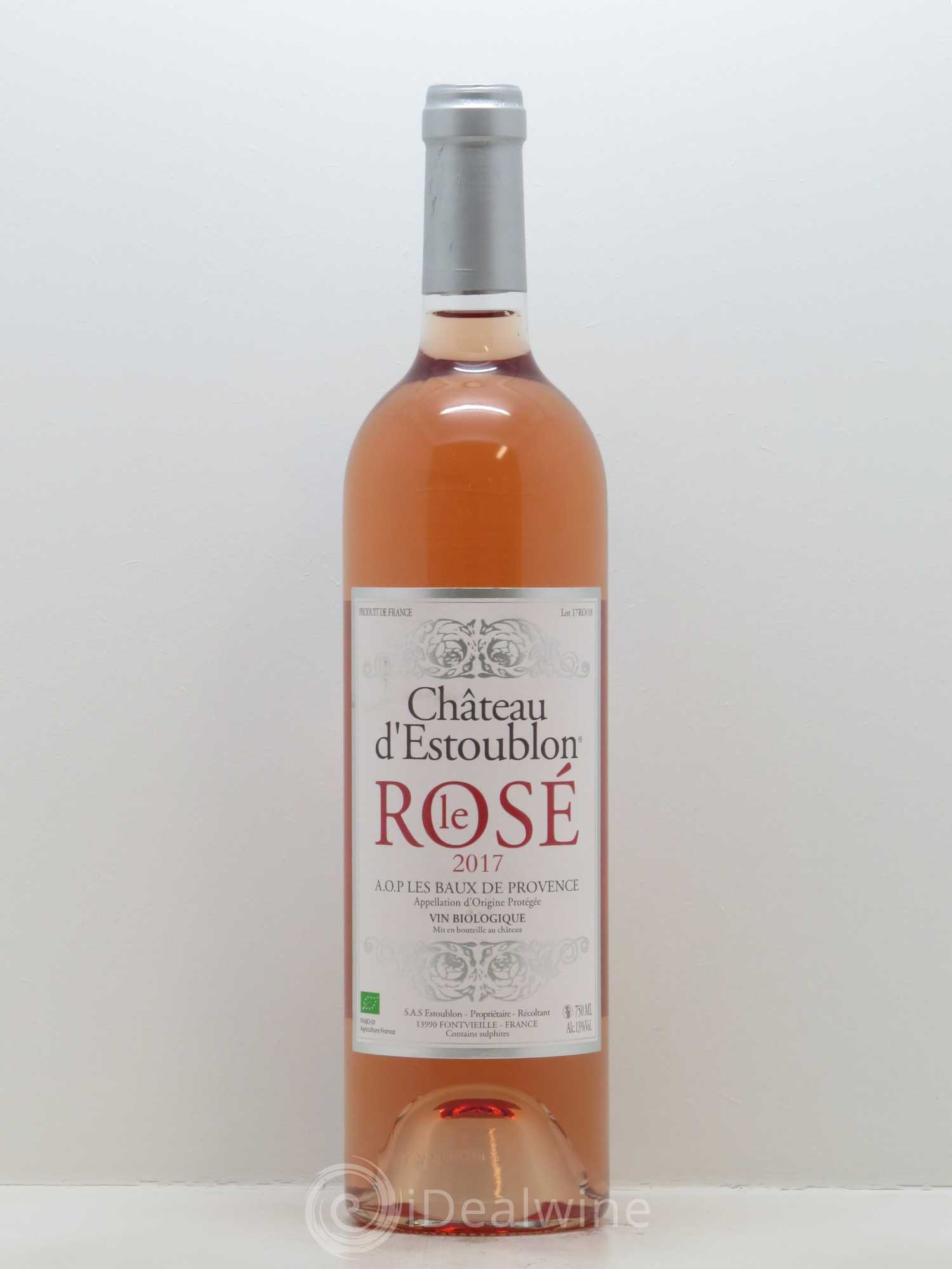 Baux de Provence Château d'Estoublon 2017 - Lot de 1 bouteille - 0