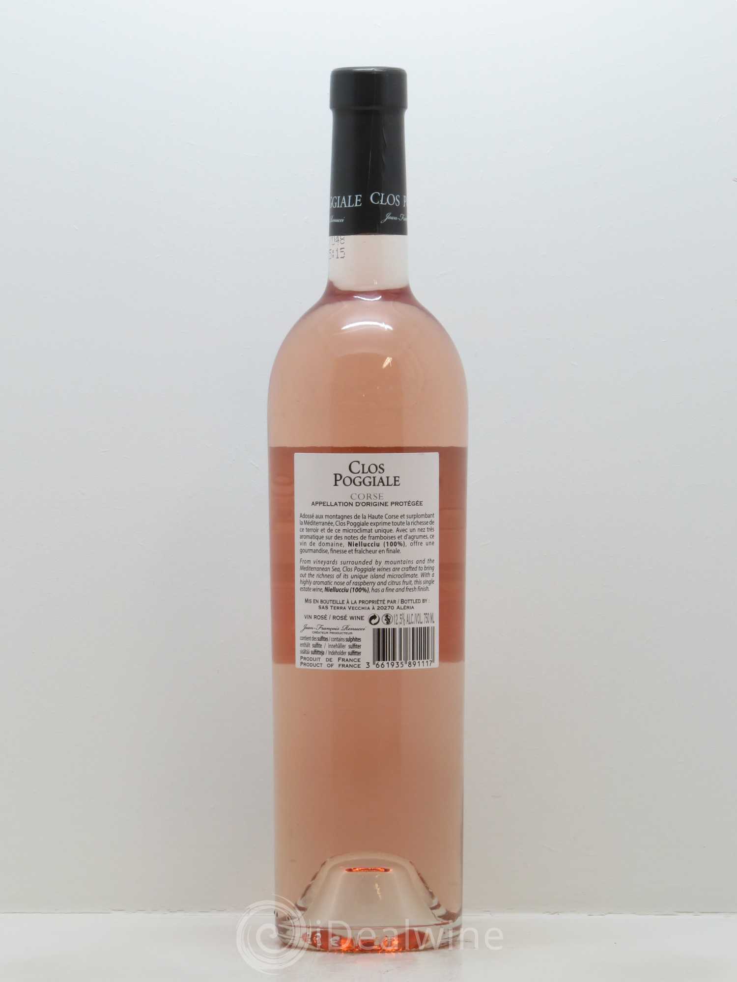 Vin de Corse Clos Poggiale Jean-François Renucci 2017 - Lot de 1 bouteille - 1