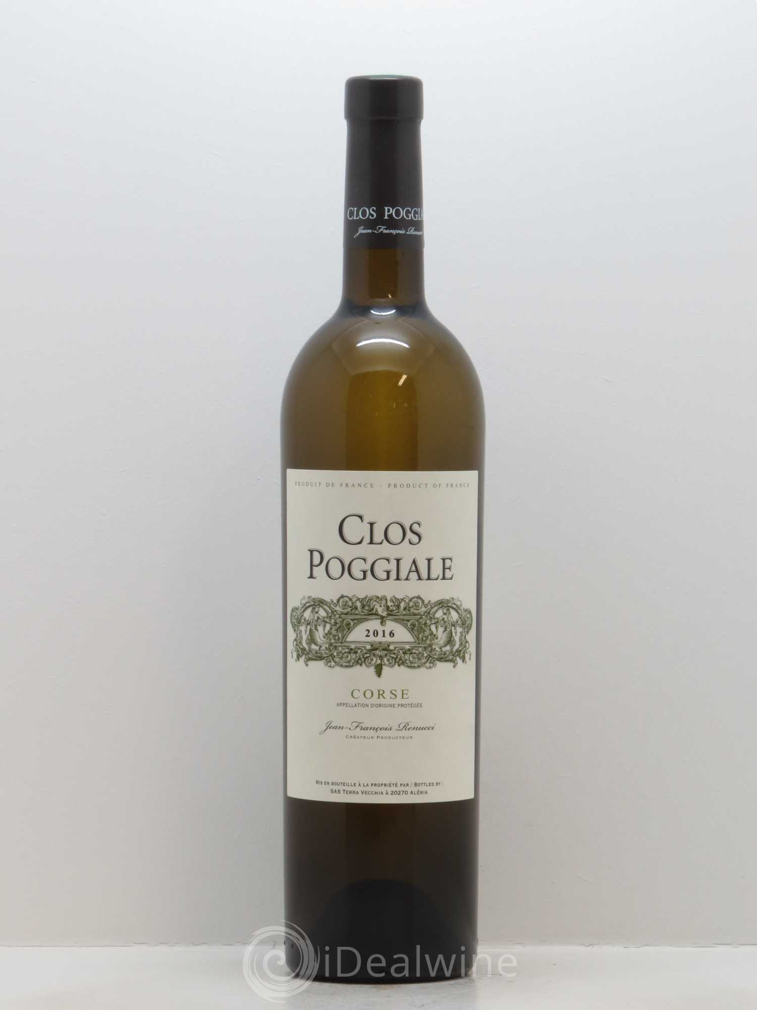 Vin de Corse Clos Poggiale Jean-François Renucci 2016 - Lot de 1 bouteille - 0