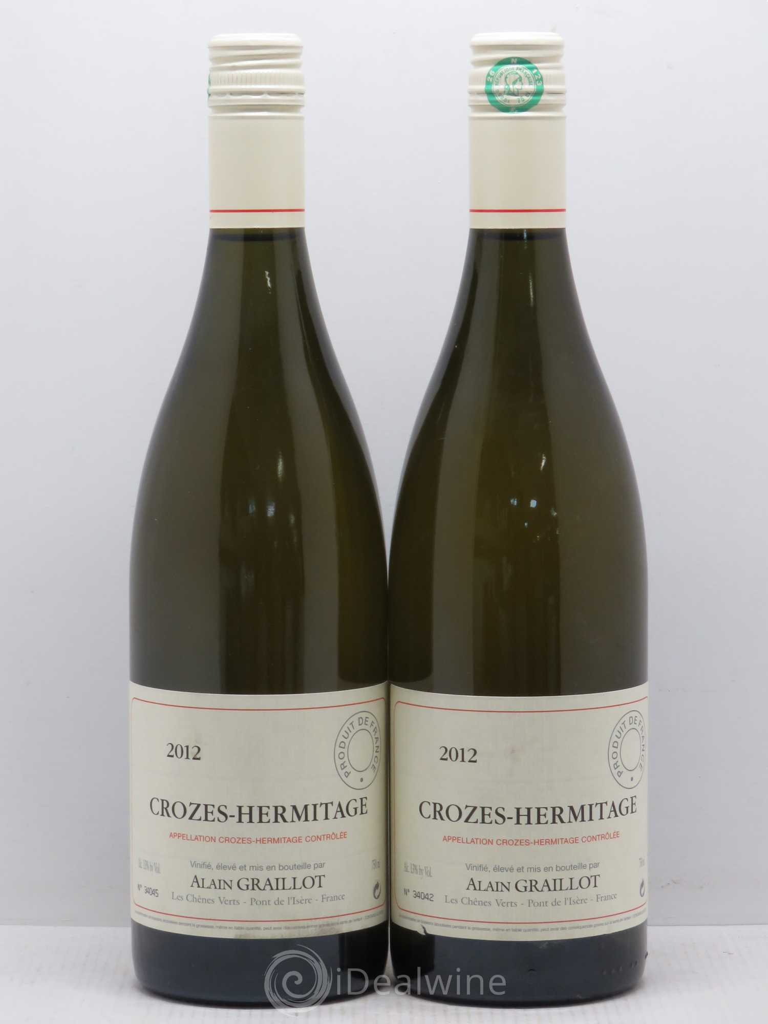 Crozes-Hermitage Domaine Graillot 2012 - Lot de 2 bouteilles - 0