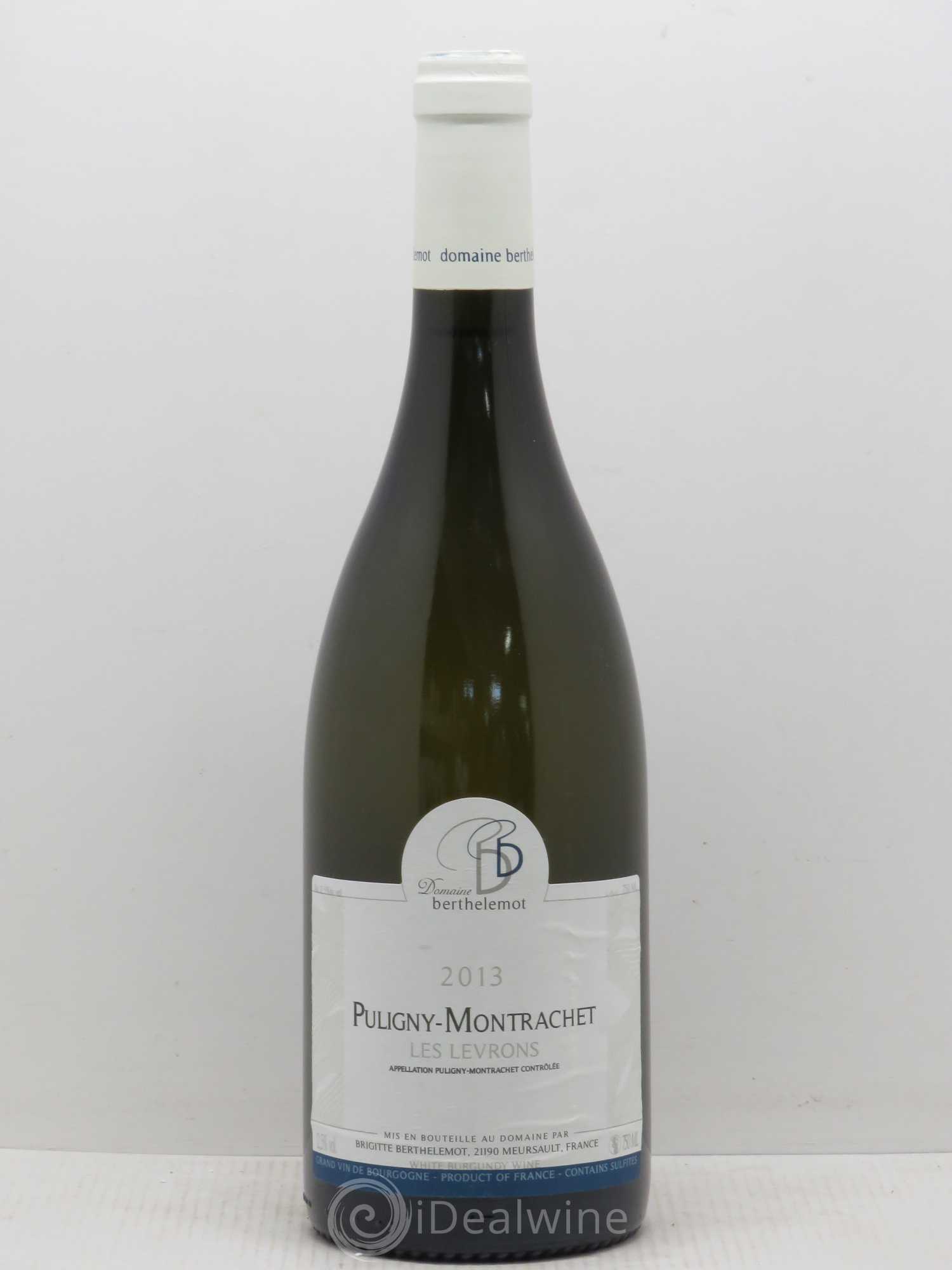 Puligny-Montrachet 1er Cru Domaine Berthelemot Les Levrons 2013 - Posten von 1 Flasche - 0