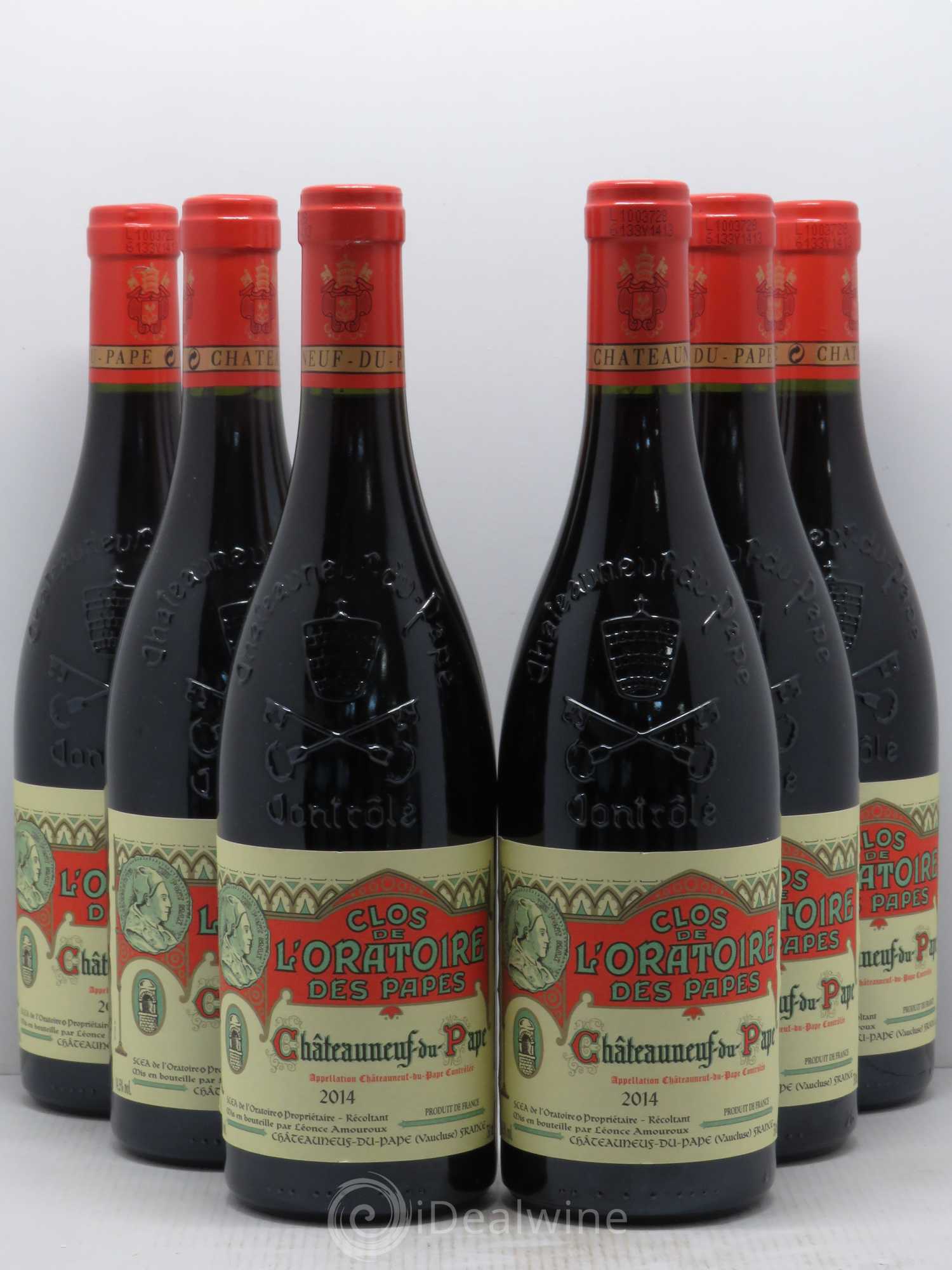 Châteauneuf-du-Pape Clos de l'Oratoire des Papes 2014 - Lot de 6 bouteilles - 0