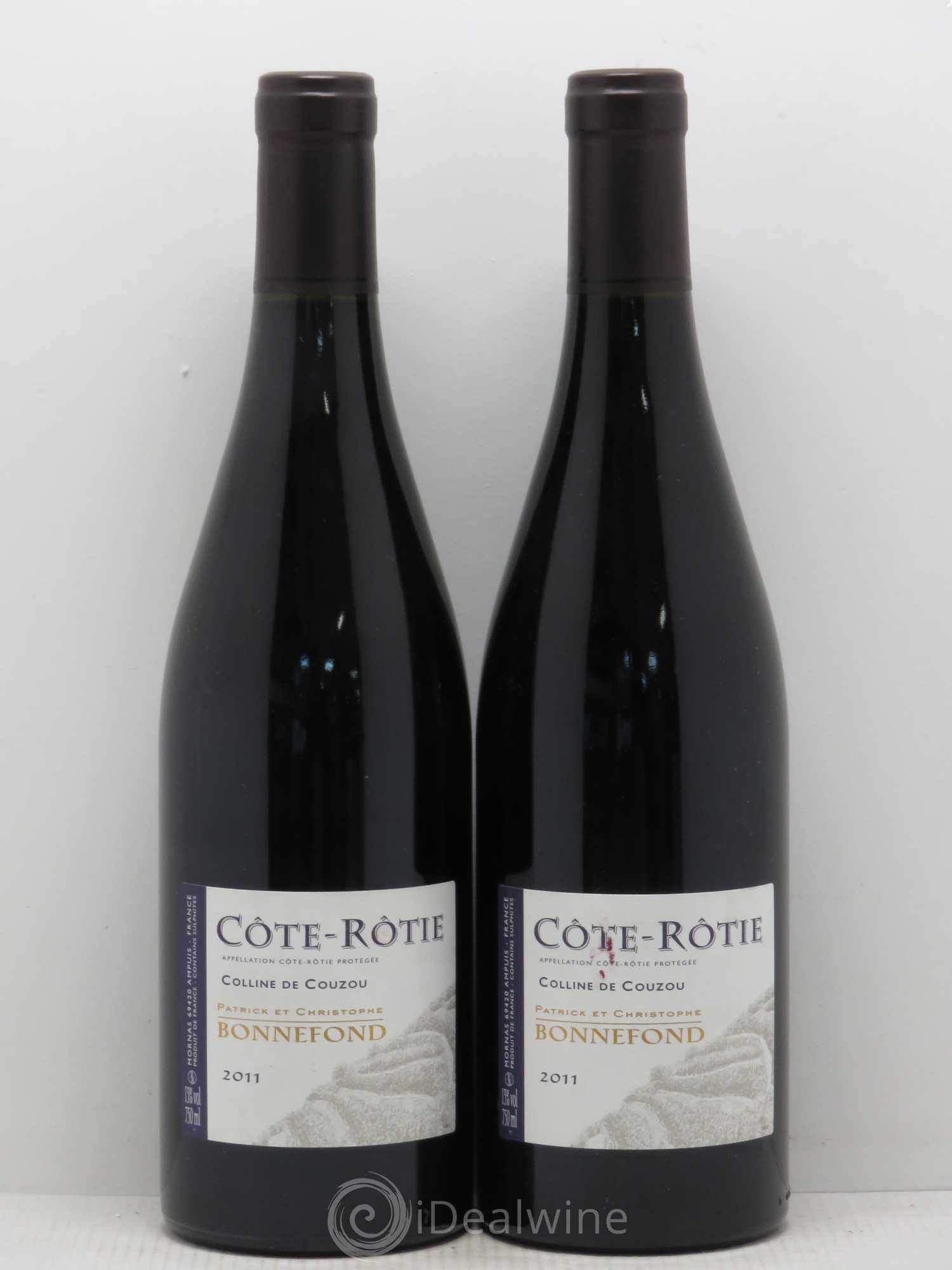 Côte-Rôtie Colline de Couzou Domaine Bonnefond 2011 - Lot de 2 bouteilles - 0