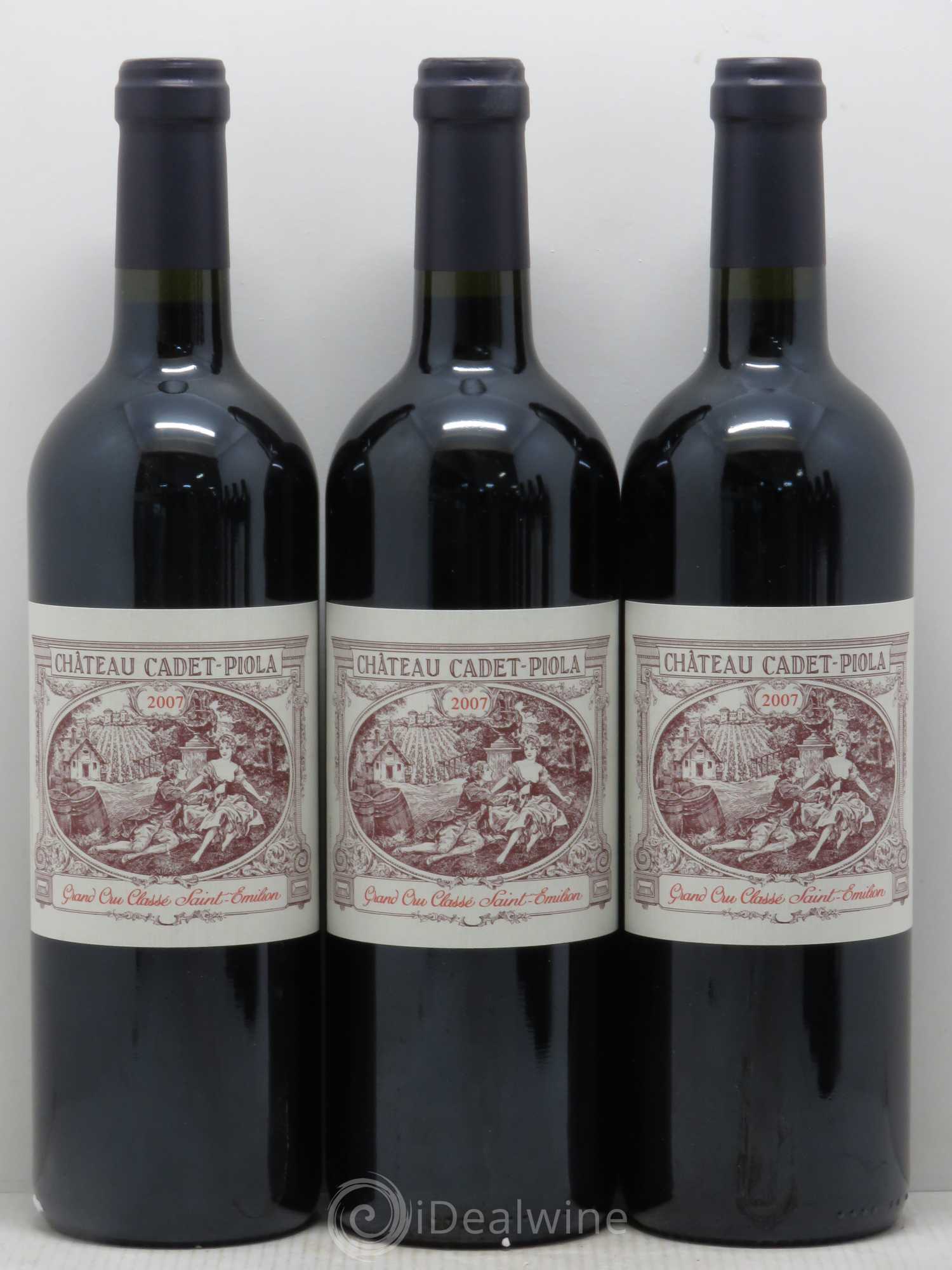 Château Cadet Piola Grand Cru Classé 2007 - Posten von 6 Flaschen - 1