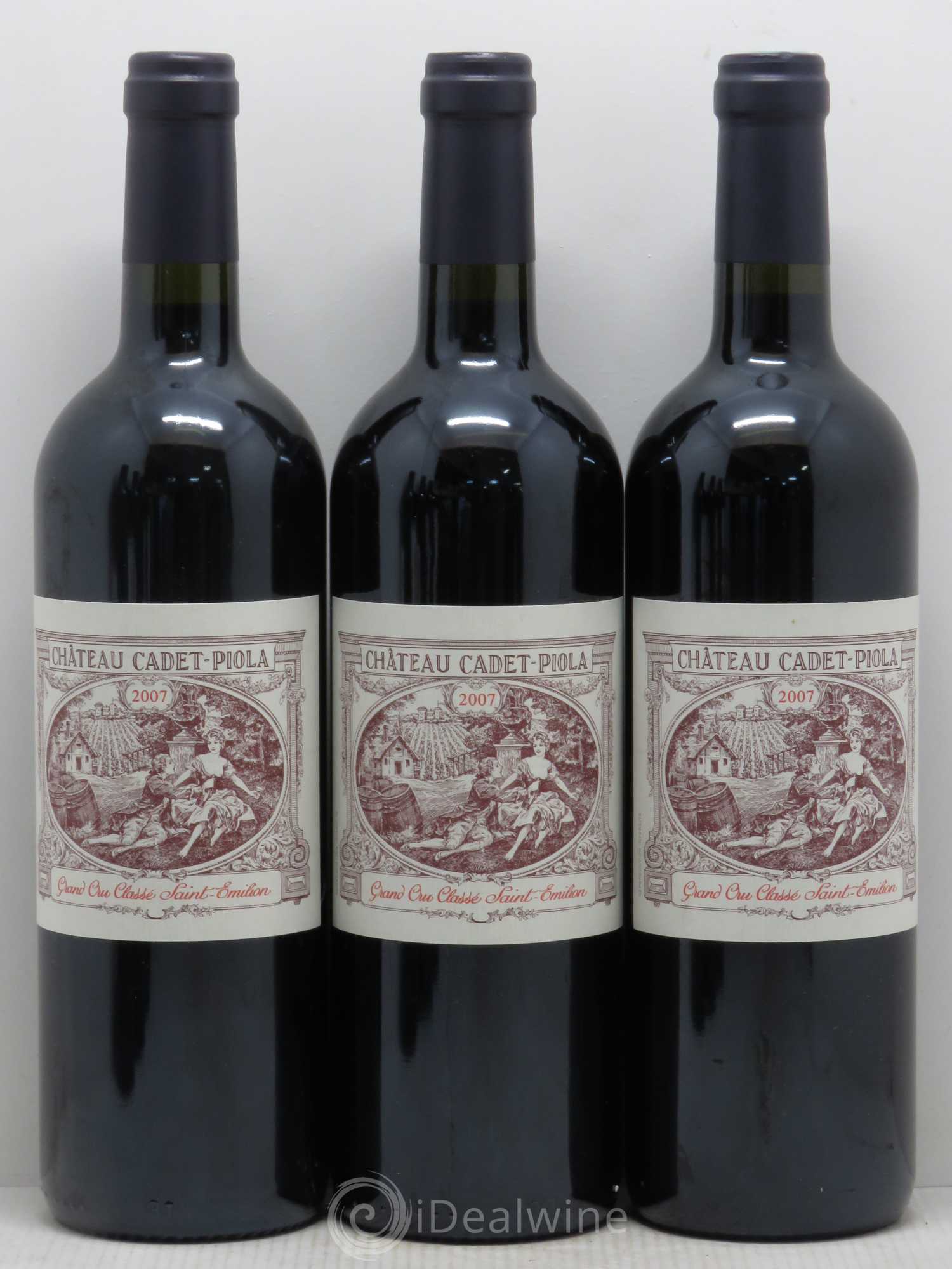 Château Cadet Piola Grand Cru Classé 2007 - Posten von 6 Flaschen - 2