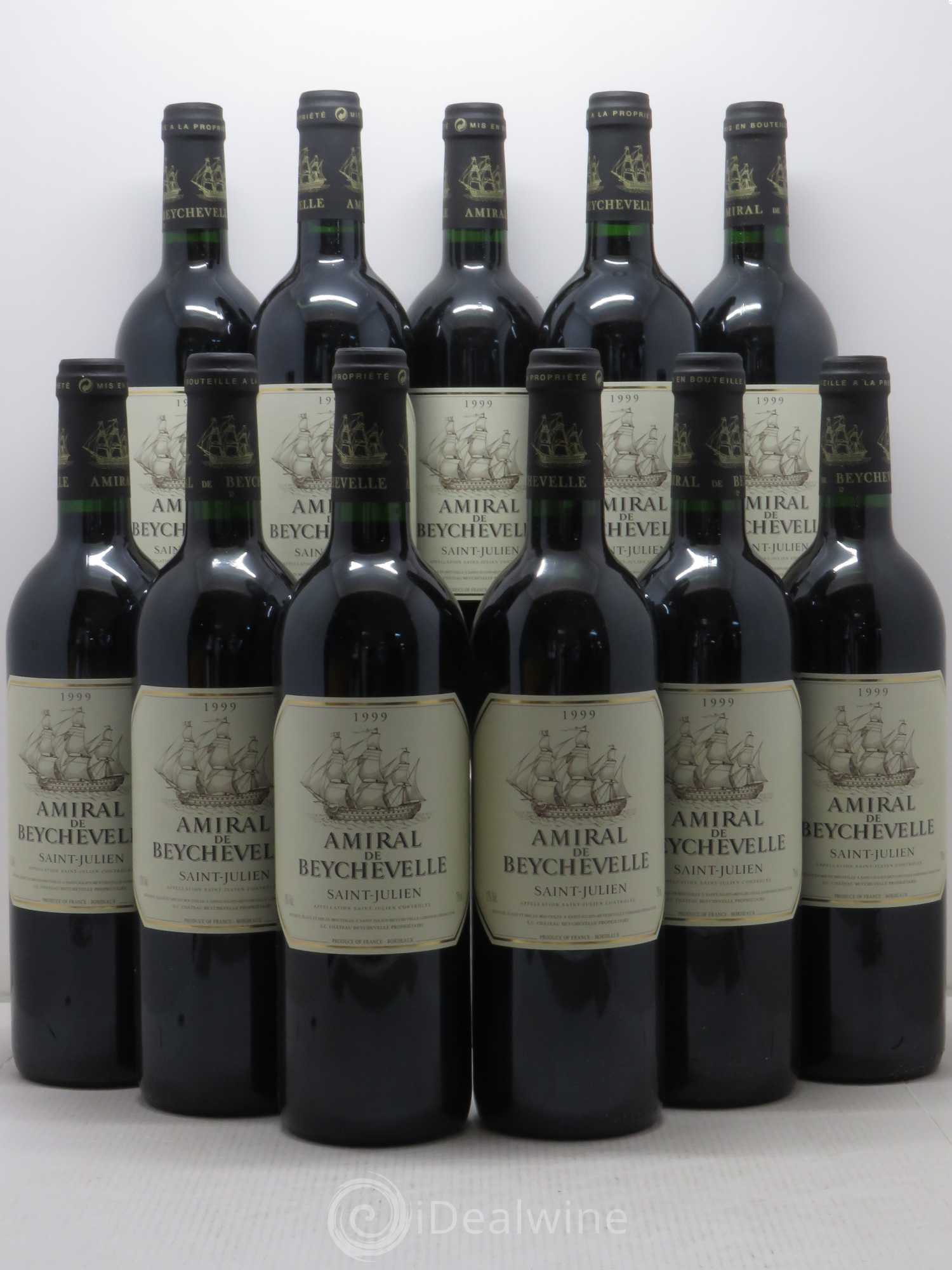 Amiral de Beychevelle Second Vin 1999 - Lot de 11 bouteilles - 0
