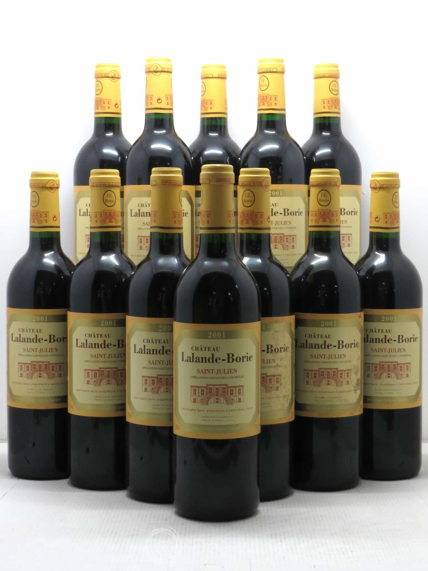 Château Lalande Borie 2001 - Lot de 12 bouteilles - 0