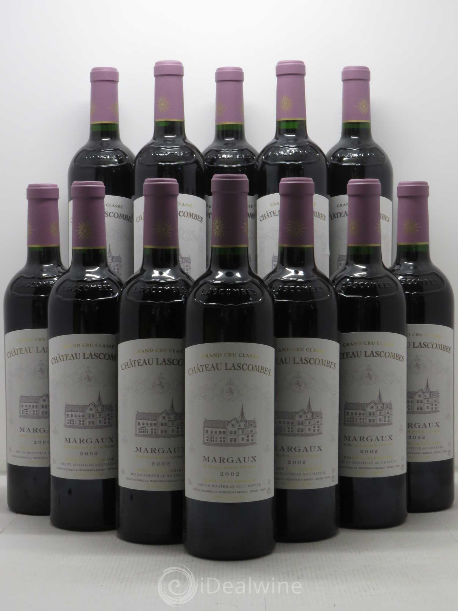 Château Lascombes 2ème Grand Cru Classé 2002 - Lot de 12 bouteilles - 0