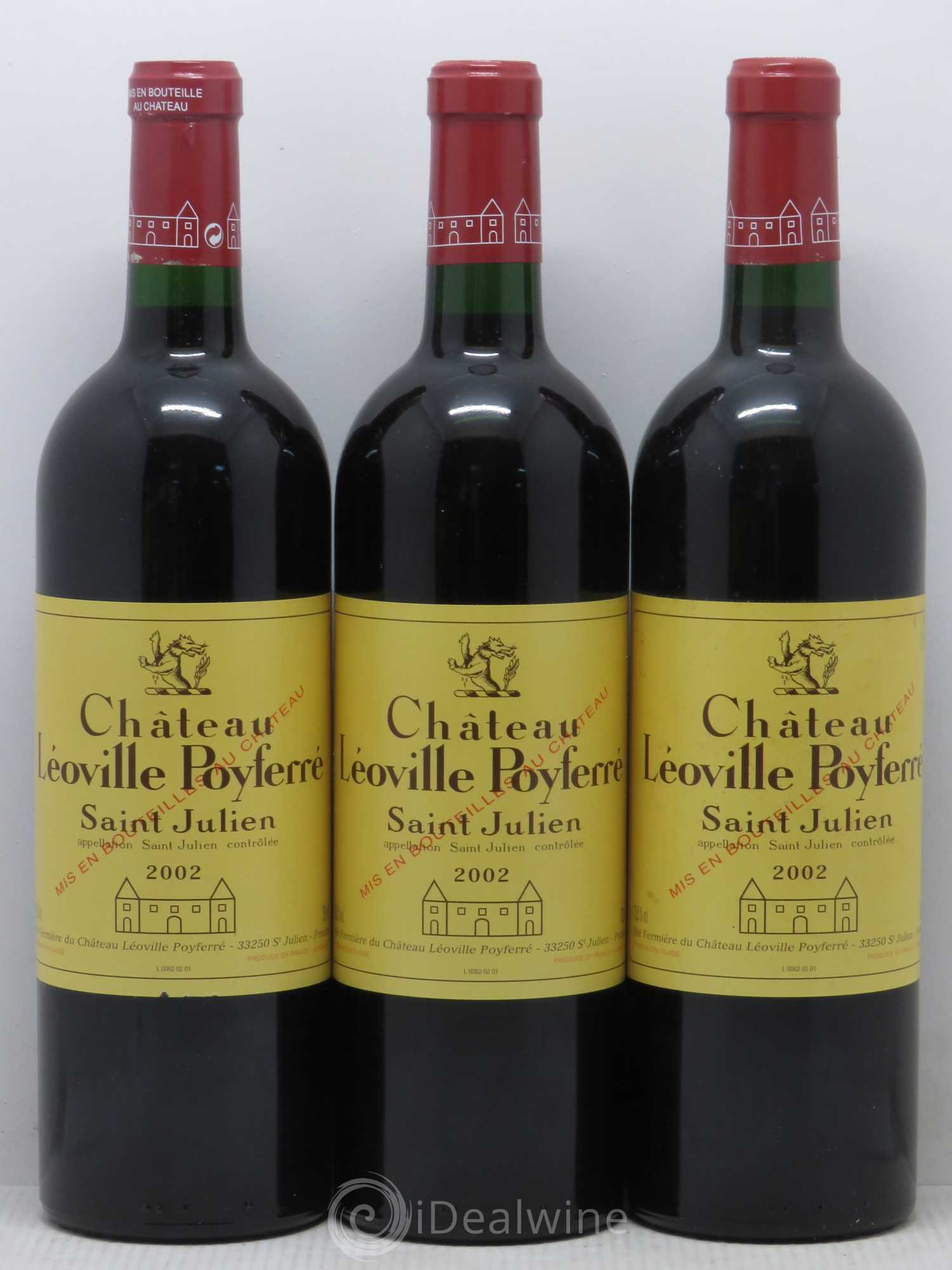 Château Léoville Poyferré 2ème Grand Cru Classé 2002 - Lot de 12 bouteilles - 2